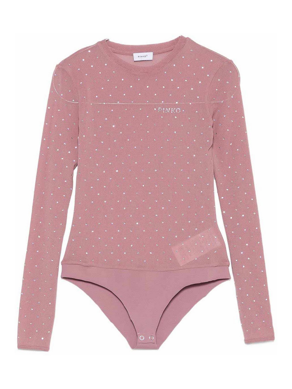 Bodysuit with rhinestones KFBD002CTU023D820 (PINKO / ボディスーツ ) | PINKO (ピンコ)