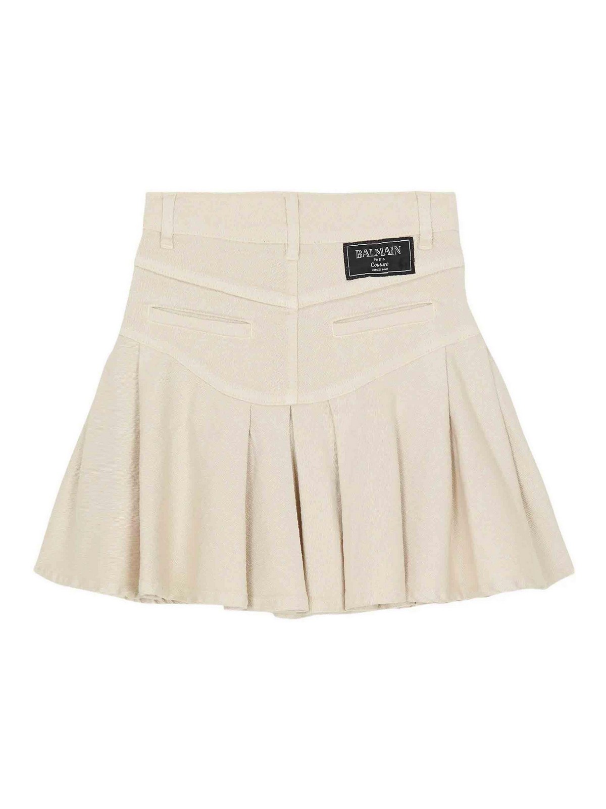 Pleated mini skirt BX7B01D0039107OR (Balmain / スカート ) | Balmain (バルマン)(1)