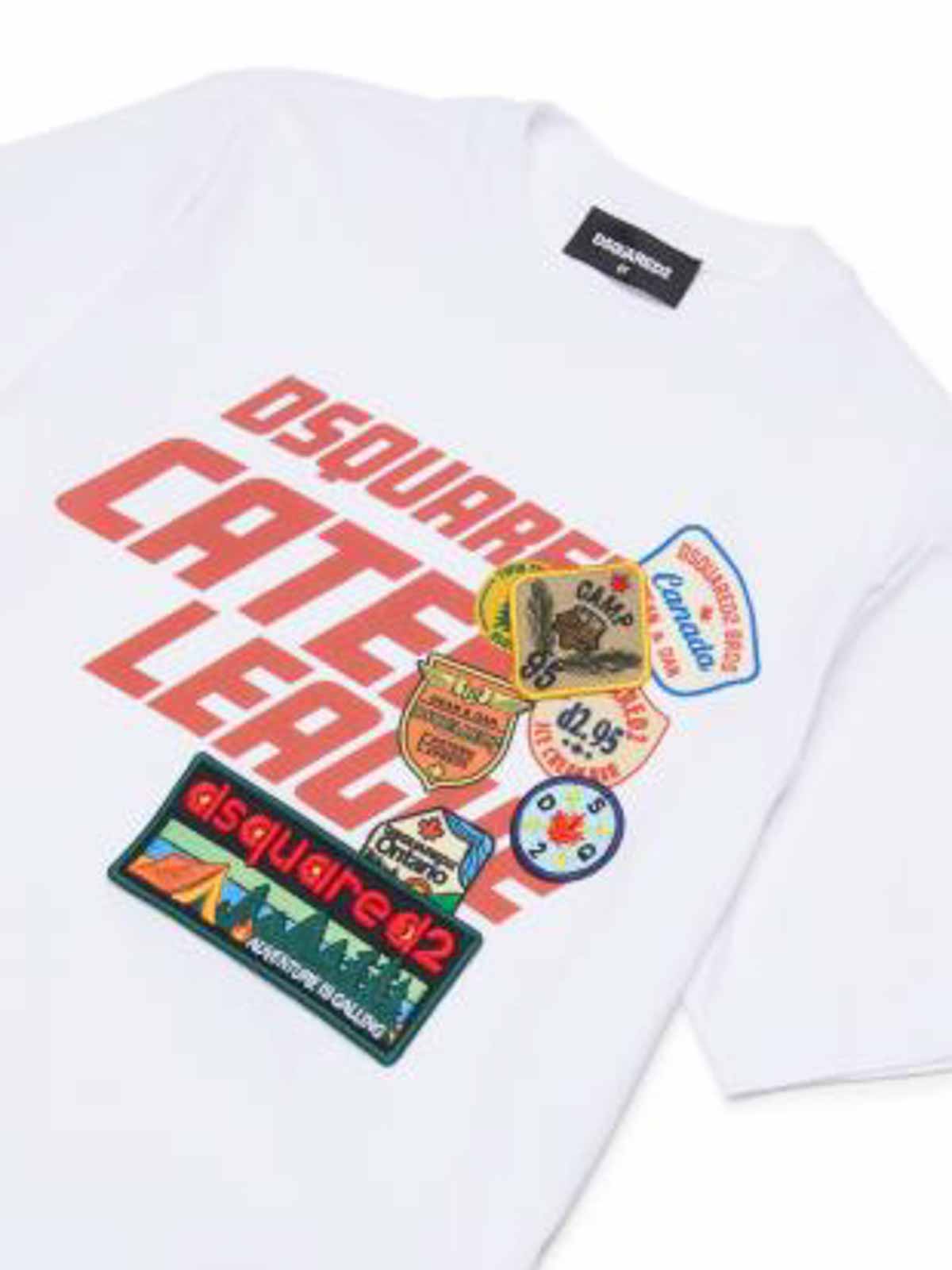 T-Shirt With Application DQ3165D0ACDDQ100 (Dsquared2 / Tシャツ・カットソー ) | Dsquared2 (ディースクエアード)(2)