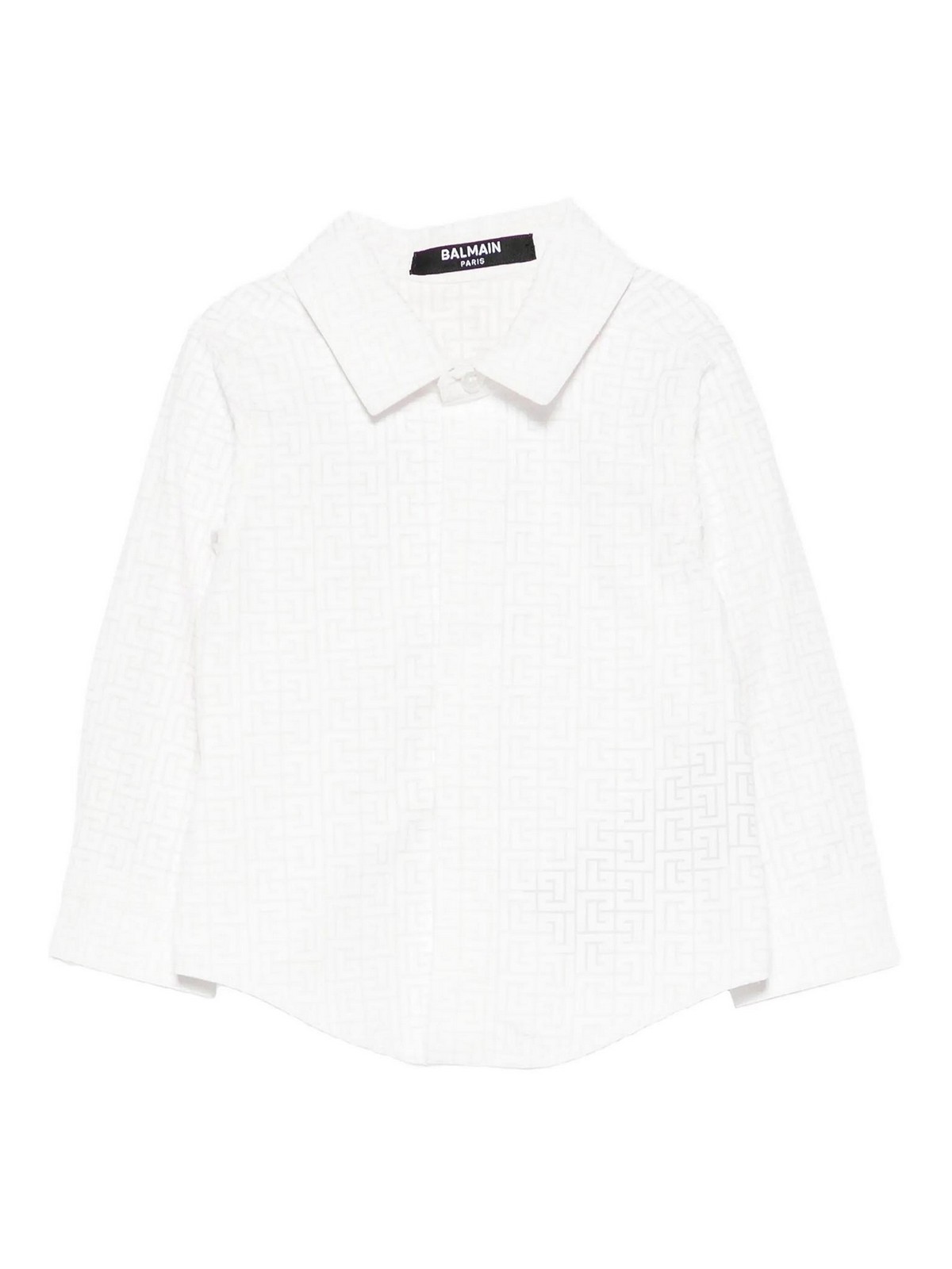 Shirt With Geometric Print BX5510P0546100 (Balmain / シャツ・ブラウス ) | Balmain (バルマン)