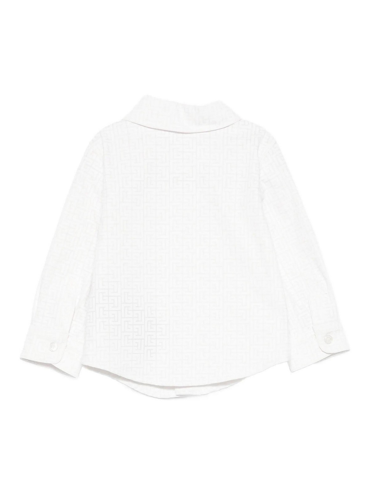 Shirt With Geometric Print BX5510P0546100 (Balmain / シャツ・ブラウス ) | Balmain (バルマン)(1)