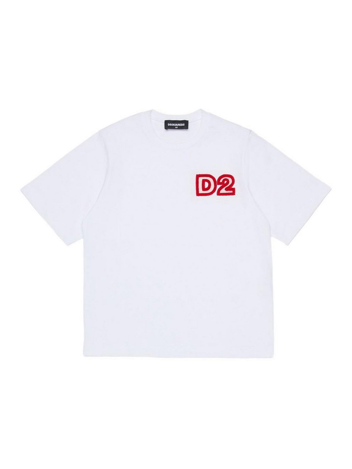 T-Shirt With Logo DQ2996D00MMDQ100 (Dsquared2 / Tシャツ・カットソー ) | Dsquared2 (ディースクエアード)