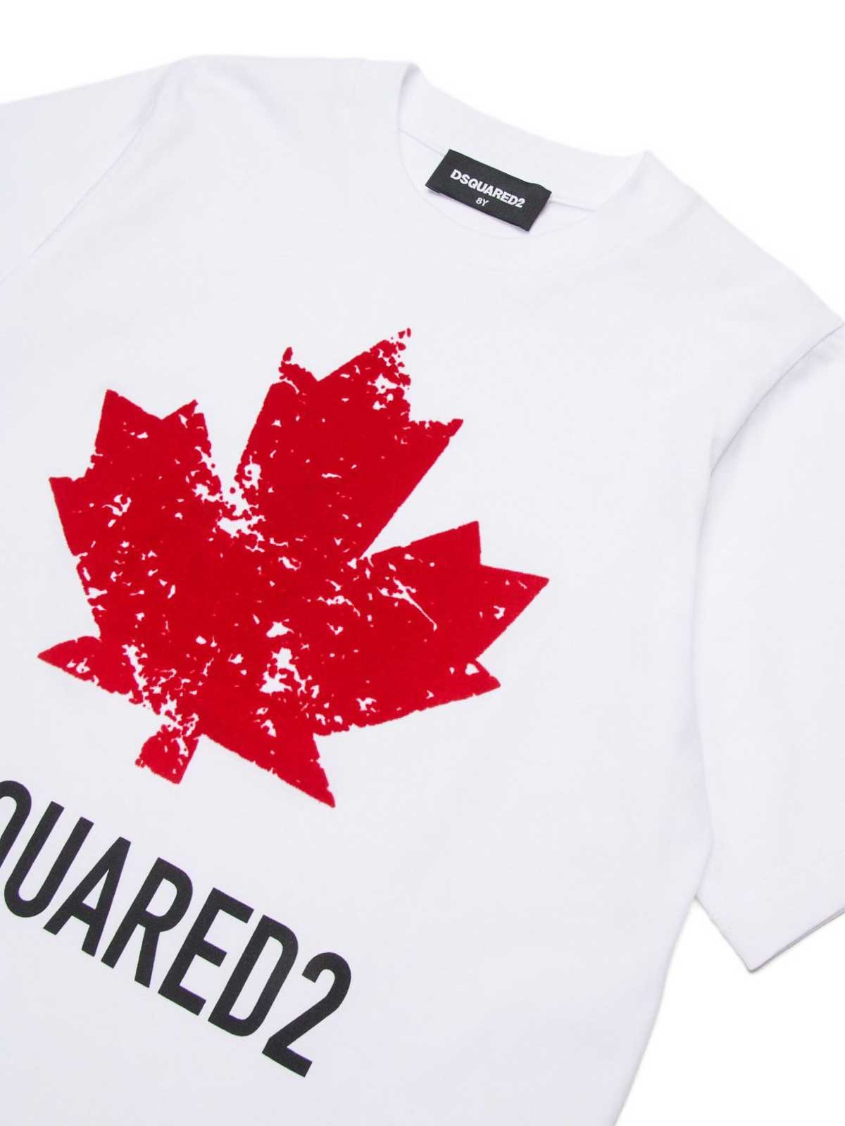 T-Shirt With Logo DQ2982D00XMDQ100 (Dsquared2 / Tシャツ・カットソー ) | Dsquared2 (ディースクエアード)(2)