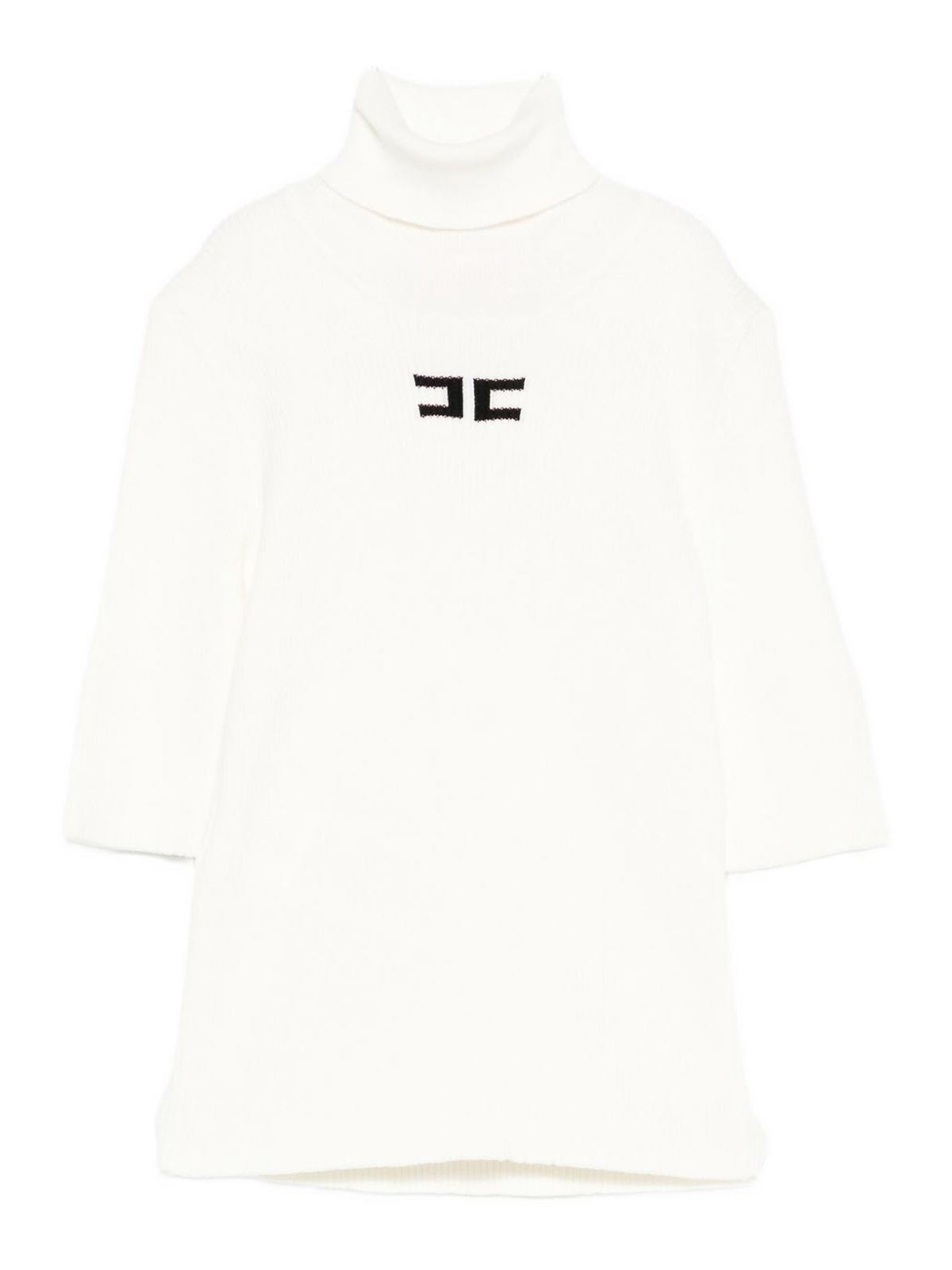 Pullover with logo EFMA176CFL229D759 (Elisabetta Franchi / ニット・セーター・カーディガン ) | Elisabetta Franchi (エリザベッタ フランキ)