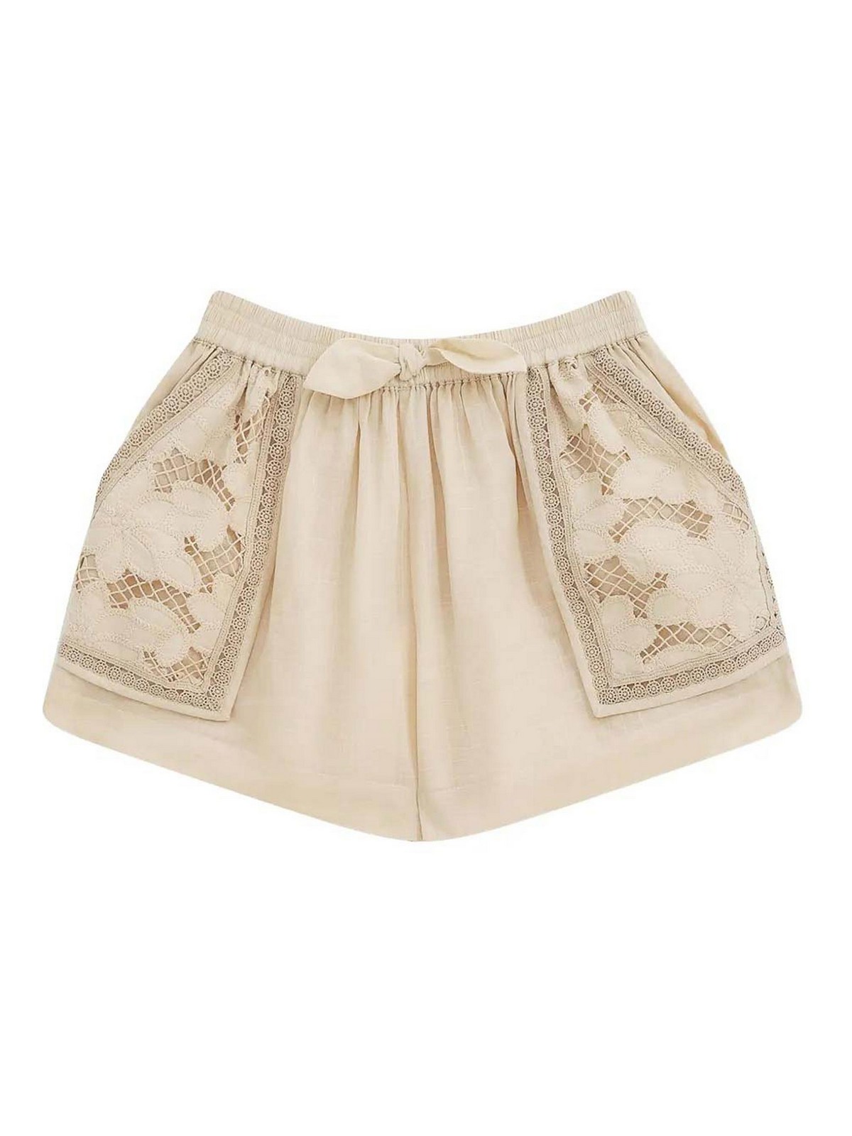 Shorts With Lace 3865ASS252TEA (ZIMMERMANN / ショートパンツ ) | ZIMMERMANN (ジマーマン)