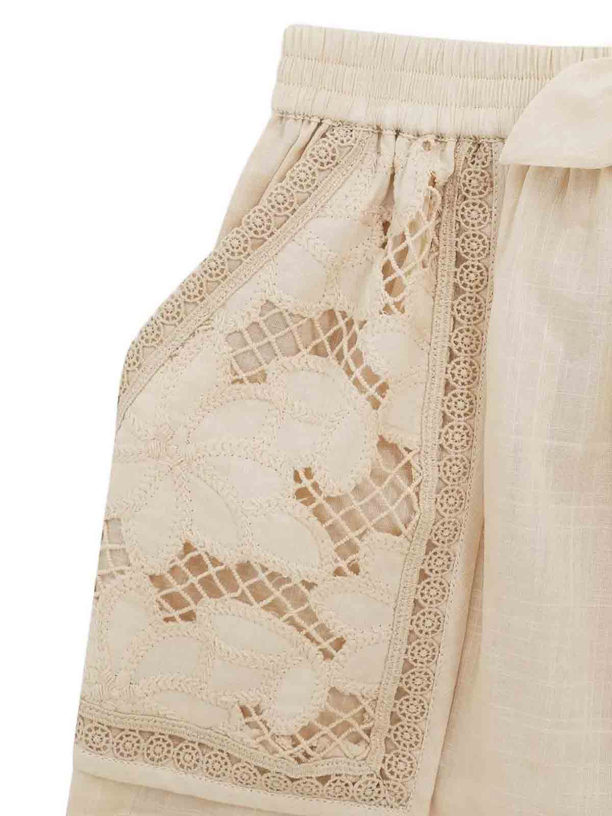 Shorts With Lace 3865ASS252TEA (ZIMMERMANN / ショートパンツ ) | ZIMMERMANN (ジマーマン)(3)