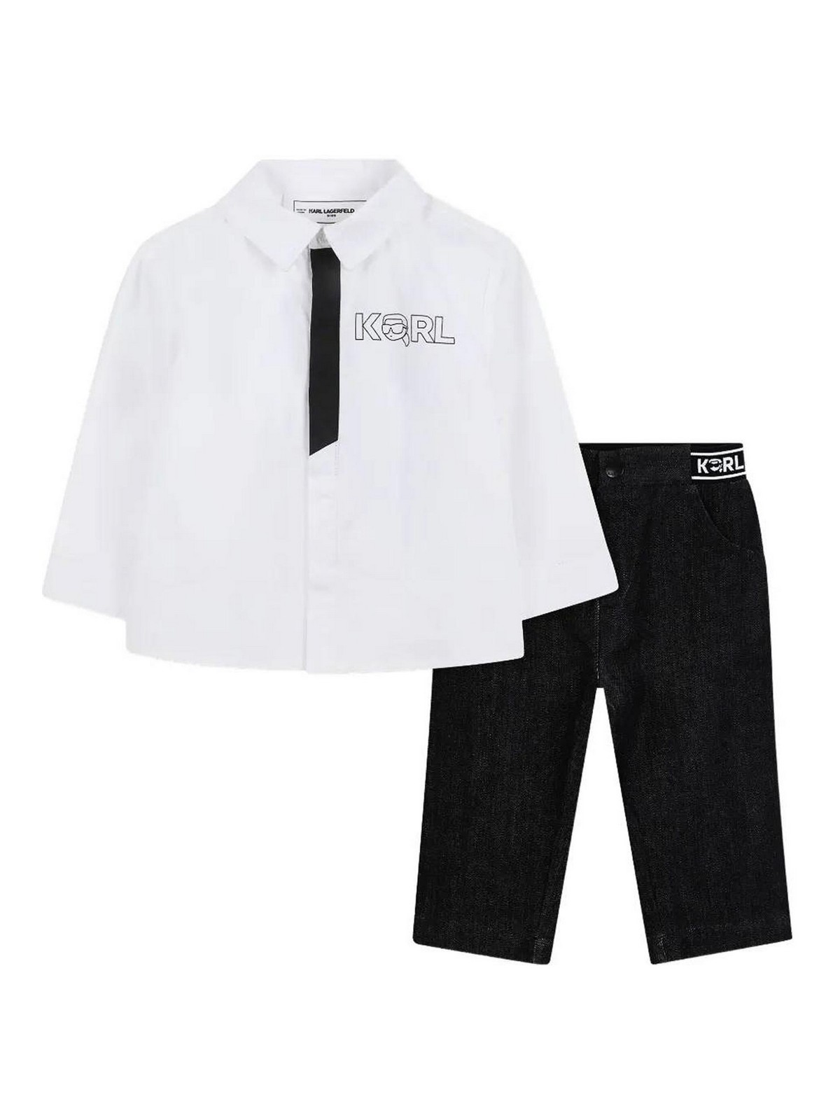 Complete with logo Z30660N50 (KARL LAGERFELD / シャツ・ブラウス ) | KARL LAGERFELD (カール・ラガーフェルド)