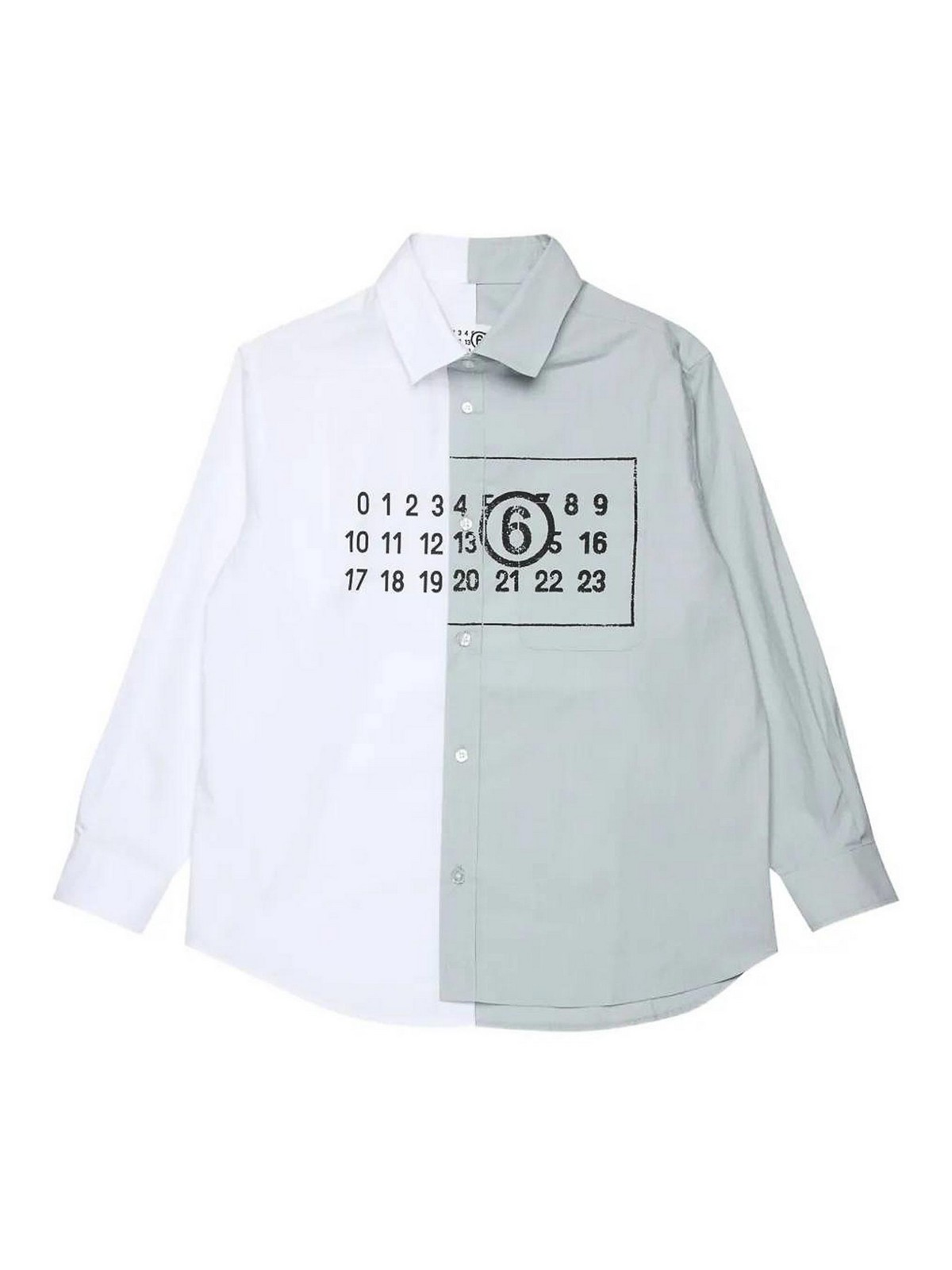 Shirt With Logo M60860MM014M6C36 (MM6 Maison Margiela / シャツ・ブラウス ) | MM6 Maison Margiela (エムエムシックス)