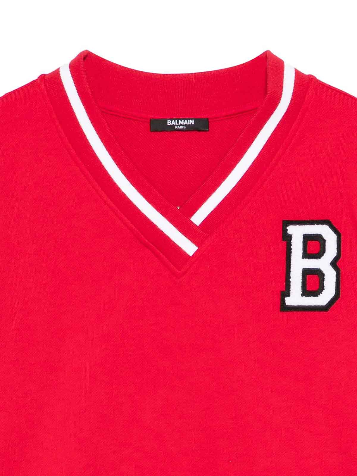Sweatshirt With Embroidery BX4B50Z3183414BC (Balmain / スウェット・フーディー ) | Balmain (バルマン)(1)
