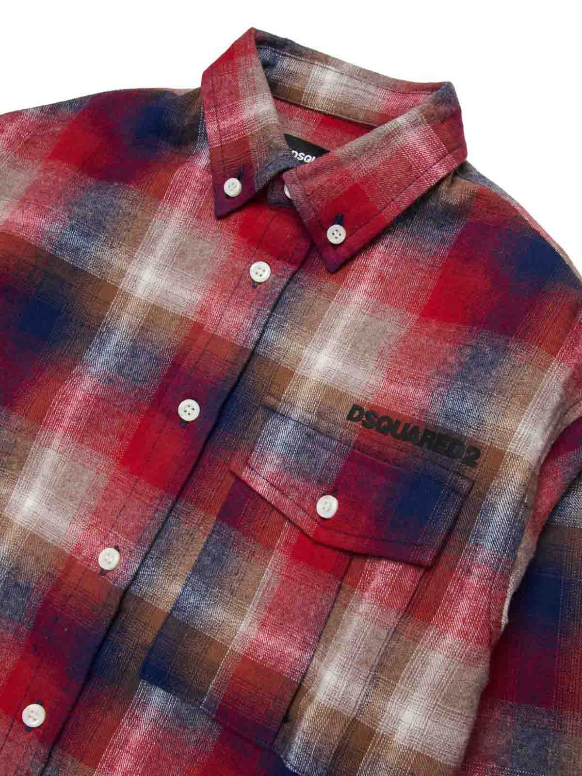 Shirt With Logo DQ3075D0AEDDQ423 (Dsquared2 / シャツ・ブラウス ) | Dsquared2 (ディースクエアード)(2)