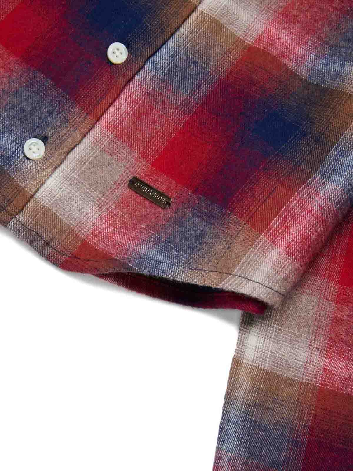 Shirt With Logo DQ3073D0AEDDQ423 (Dsquared2 / シャツ・ブラウス ) | Dsquared2 (ディースクエアード)(2)