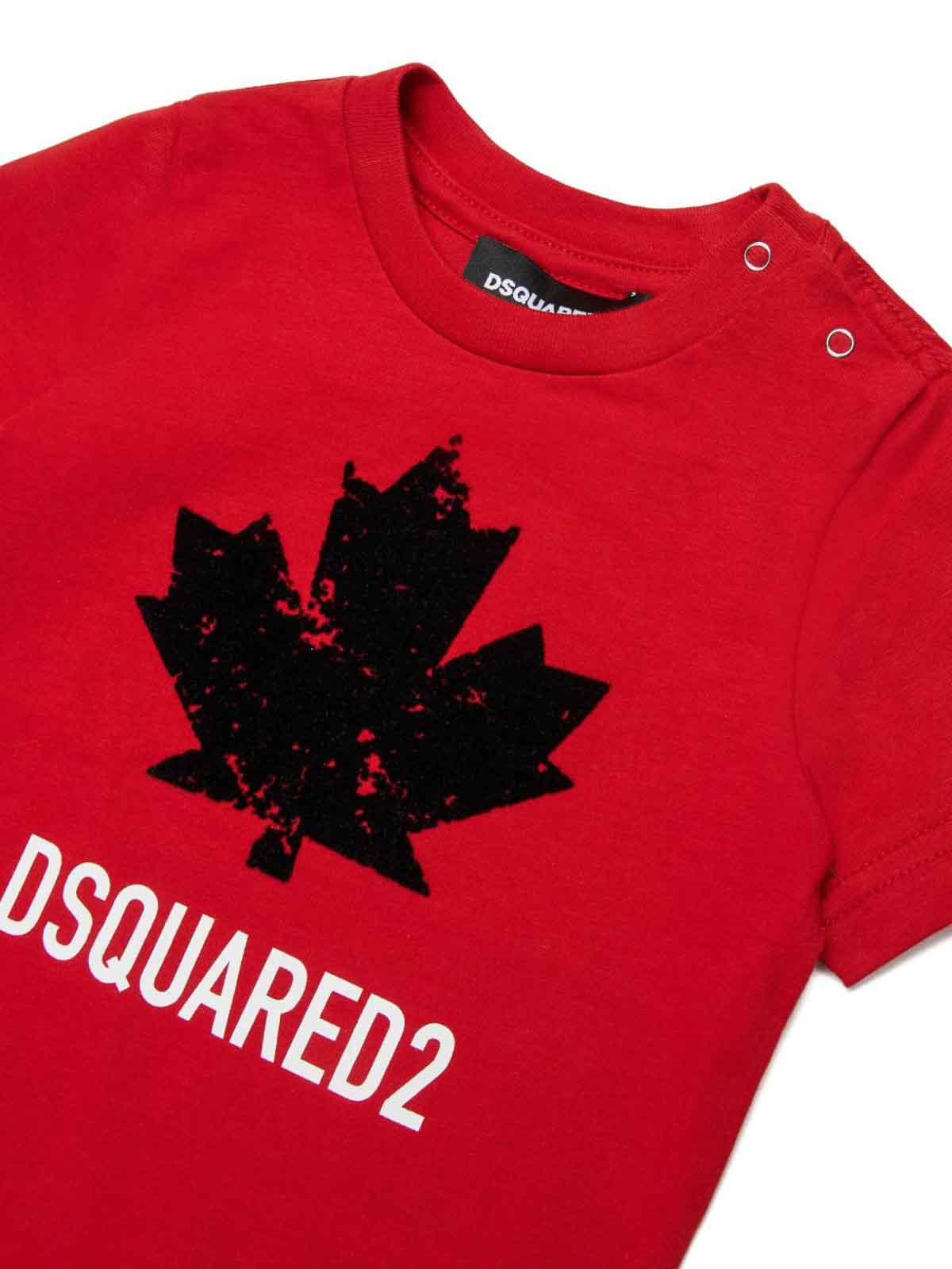 T-Shirt With Logo DQ3112D00XMDQ423 (Dsquared2 / Tシャツ・カットソー ) | Dsquared2 (ディースクエアード)(2)