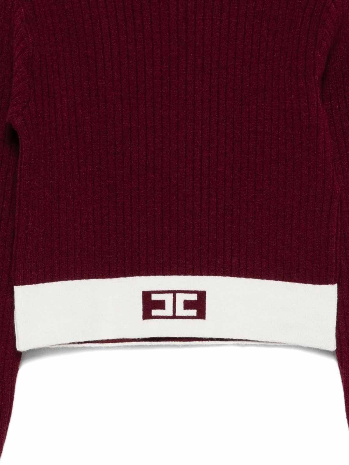 Pullover with logo EFMA173CFL0403077 (Elisabetta Franchi / ニット・セーター・カーディガン ) | Elisabetta Franchi (エリザベッタ フランキ)(2)