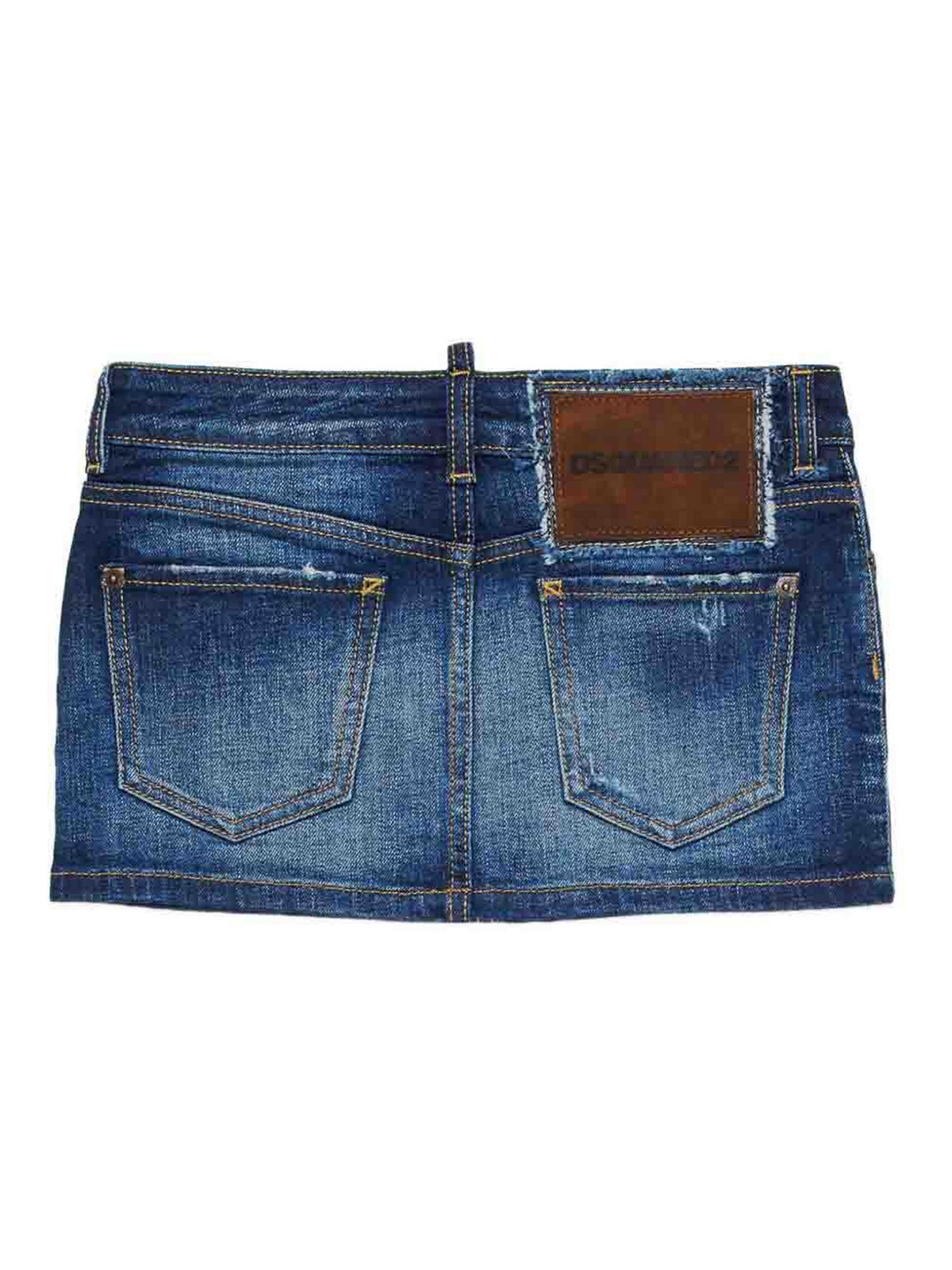 Denim mini skirt DQ01W4D0AERDQ01 (Dsquared2 / スカート ) | Dsquared2 (ディースクエアード)(1)