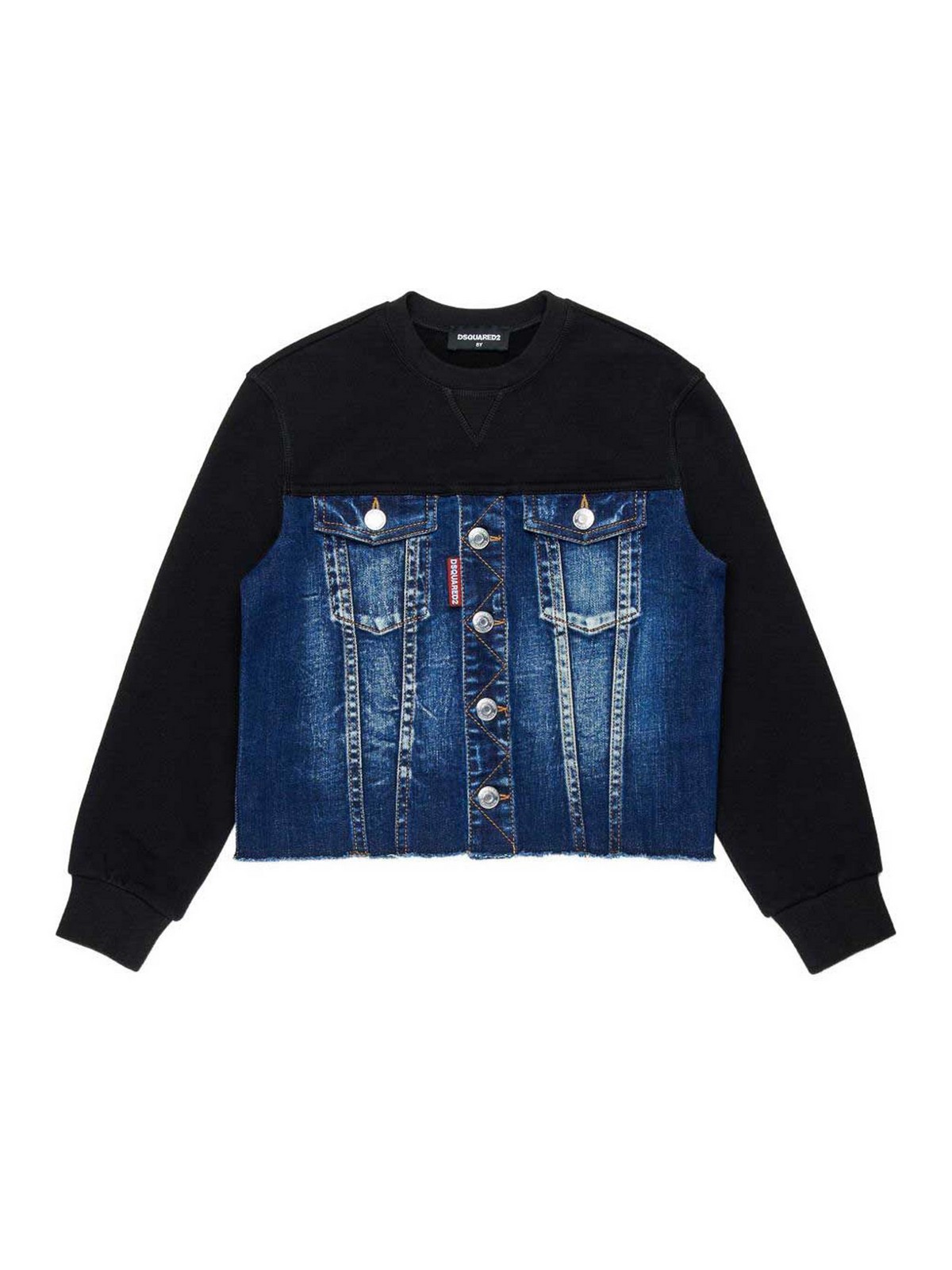 Sweatshirt With Logo DQ3007D0AEZDQ01 (Dsquared2 / スウェット・フーディー ) | Dsquared2 (ディースクエアード)