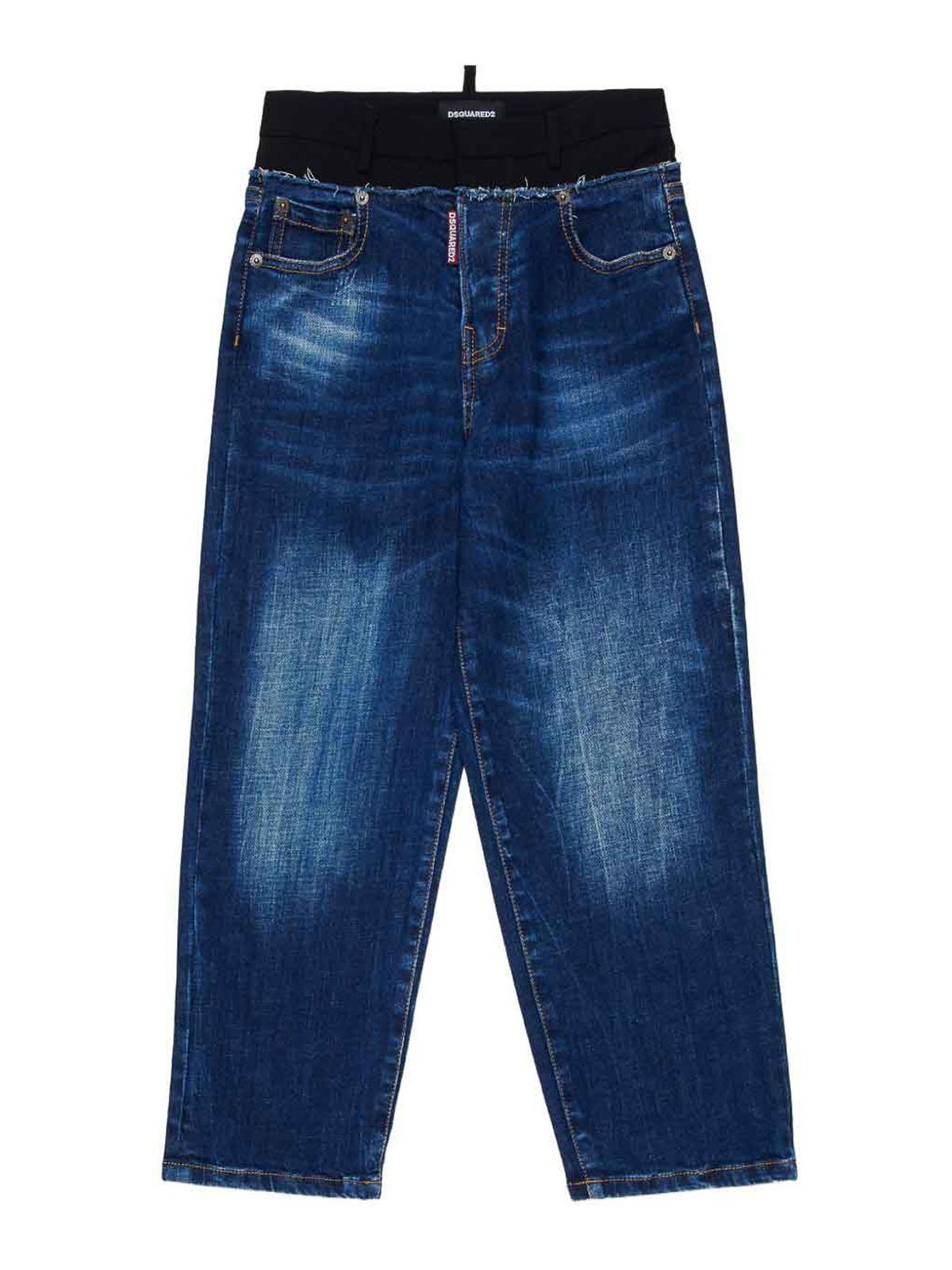 Jeans With Insert Design DQ3036D0AEZDQ01 (Dsquared2 / ジーンズ ) | Dsquared2 (ディースクエアード)