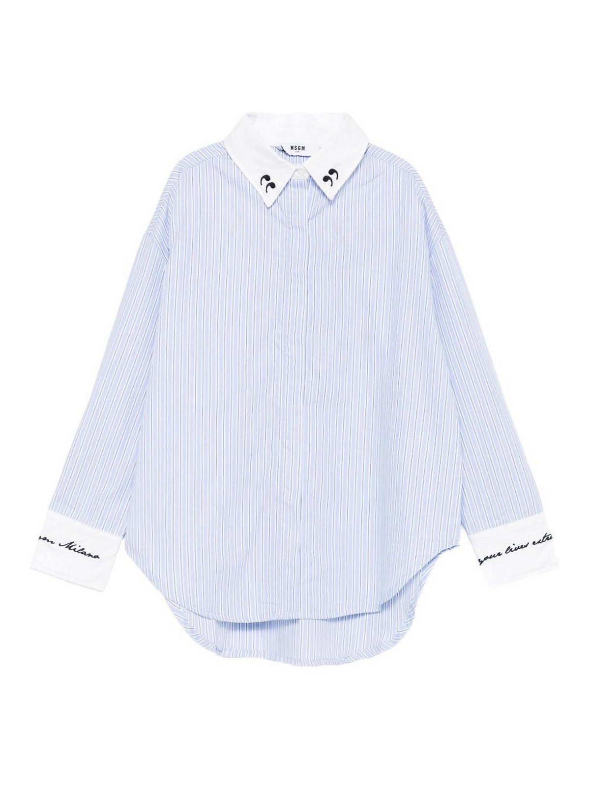 Striped Shirt F5MSJGSI115050 (MSGM / シャツ・ブラウス ) | MSGM (エムエスジーエム)
