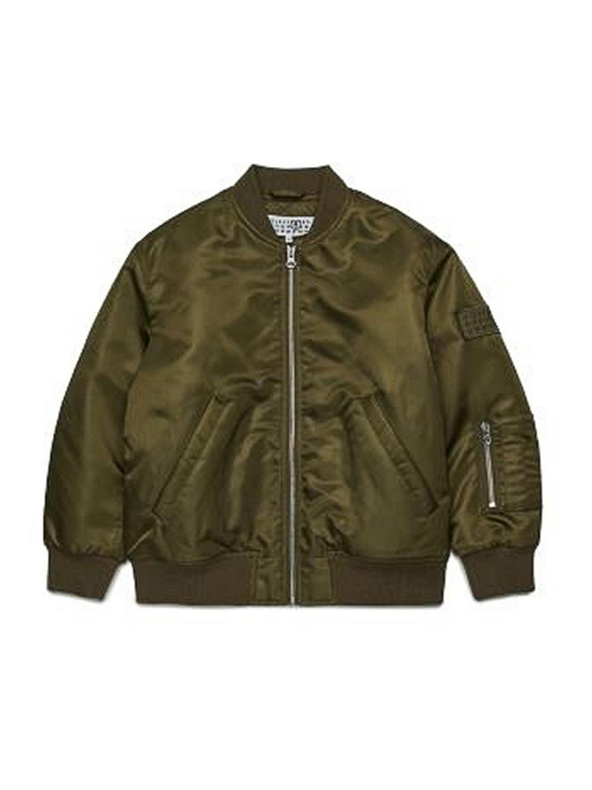 Bomber Jacket With Logo M60832MM03BM6514 (MM6 Maison Margiela / カジュアルジャケット ) | MM6 Maison Margiela (エムエムシックス)