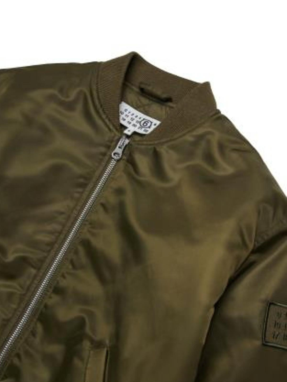 Bomber Jacket With Logo M60832MM03BM6514 (MM6 Maison Margiela / カジュアルジャケット ) | MM6 Maison Margiela (エムエムシックス)(2)