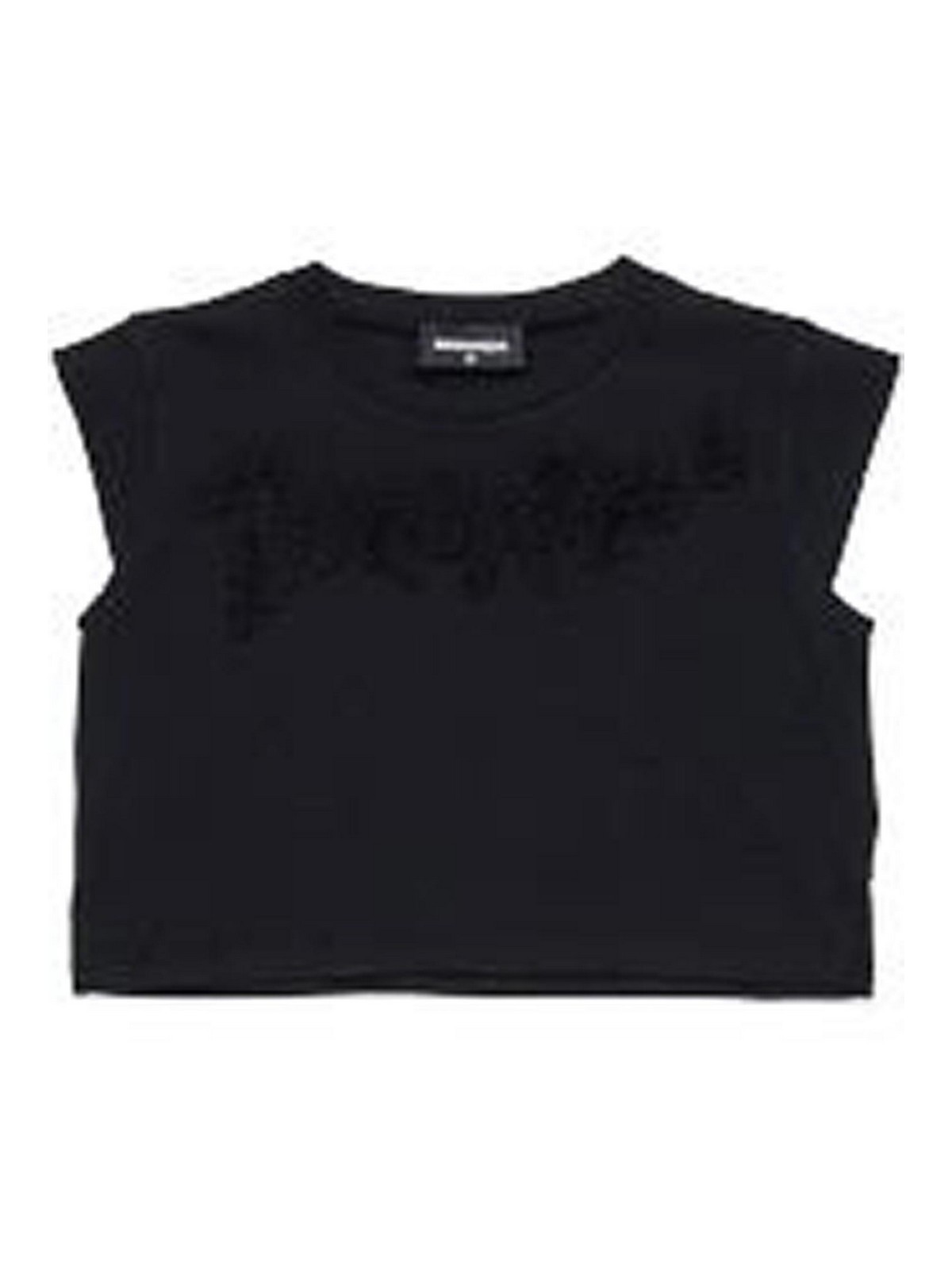 Crop Sleeveless T-Shirt DQ3157D0015DQ900 (Dsquared2 / Tシャツ・カットソー ) | Dsquared2 (ディースクエアード)