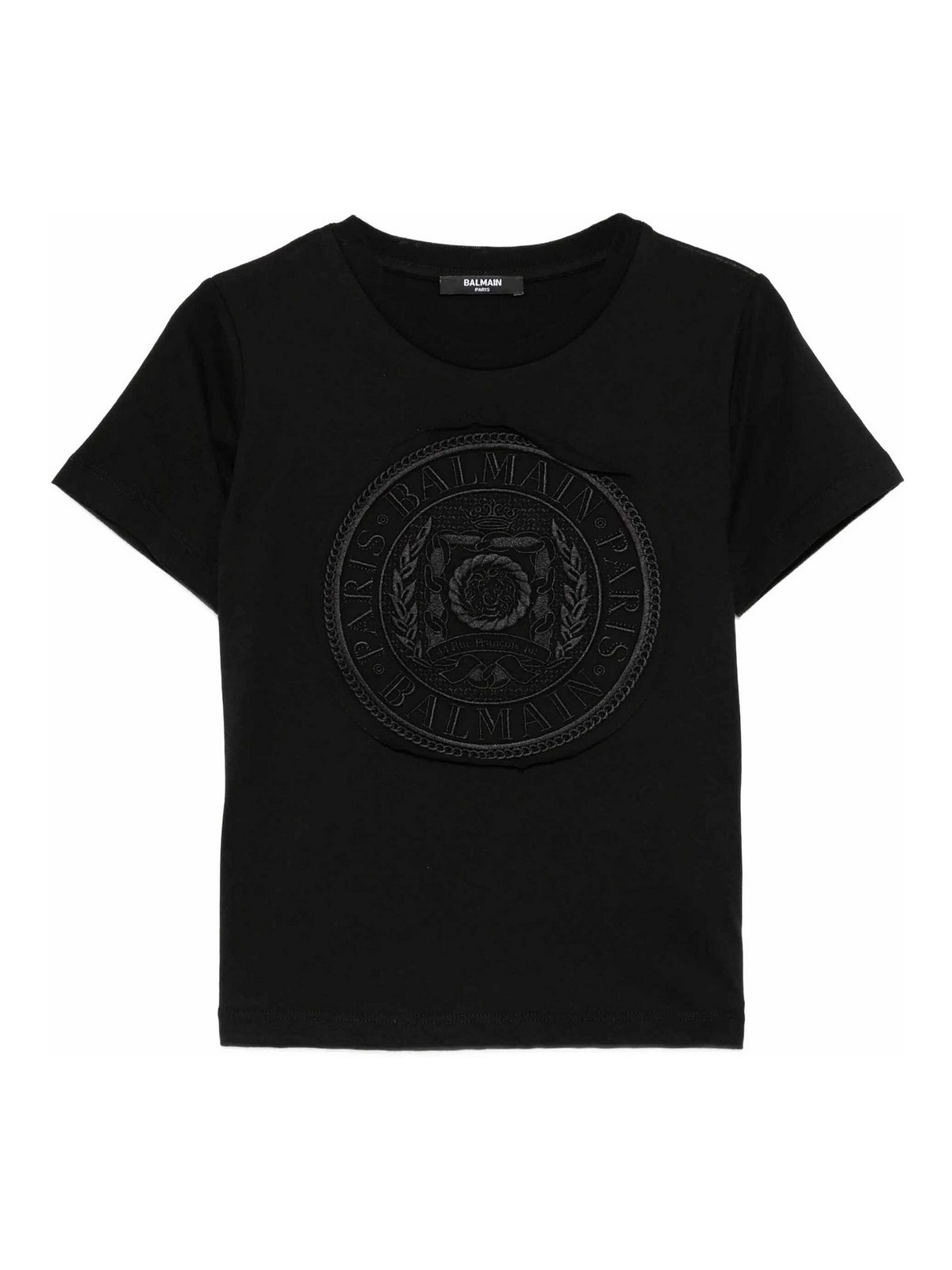 T-Shirt With Logo BX8Q61Z3186930NE (Balmain / Tシャツ・カットソー ) | Balmain (バルマン)