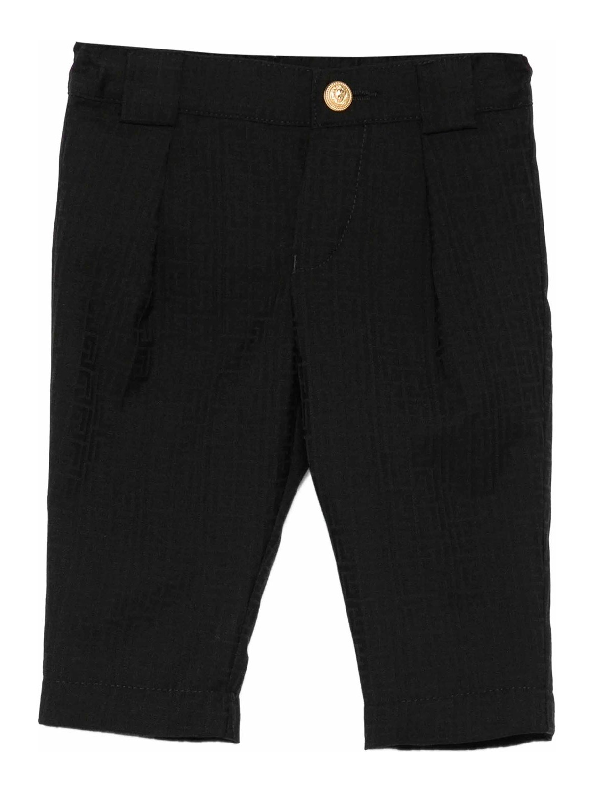 Trousers With Pleats And Logo BX6610I0291930OR (Balmain / パンツ ) | Balmain (バルマン)