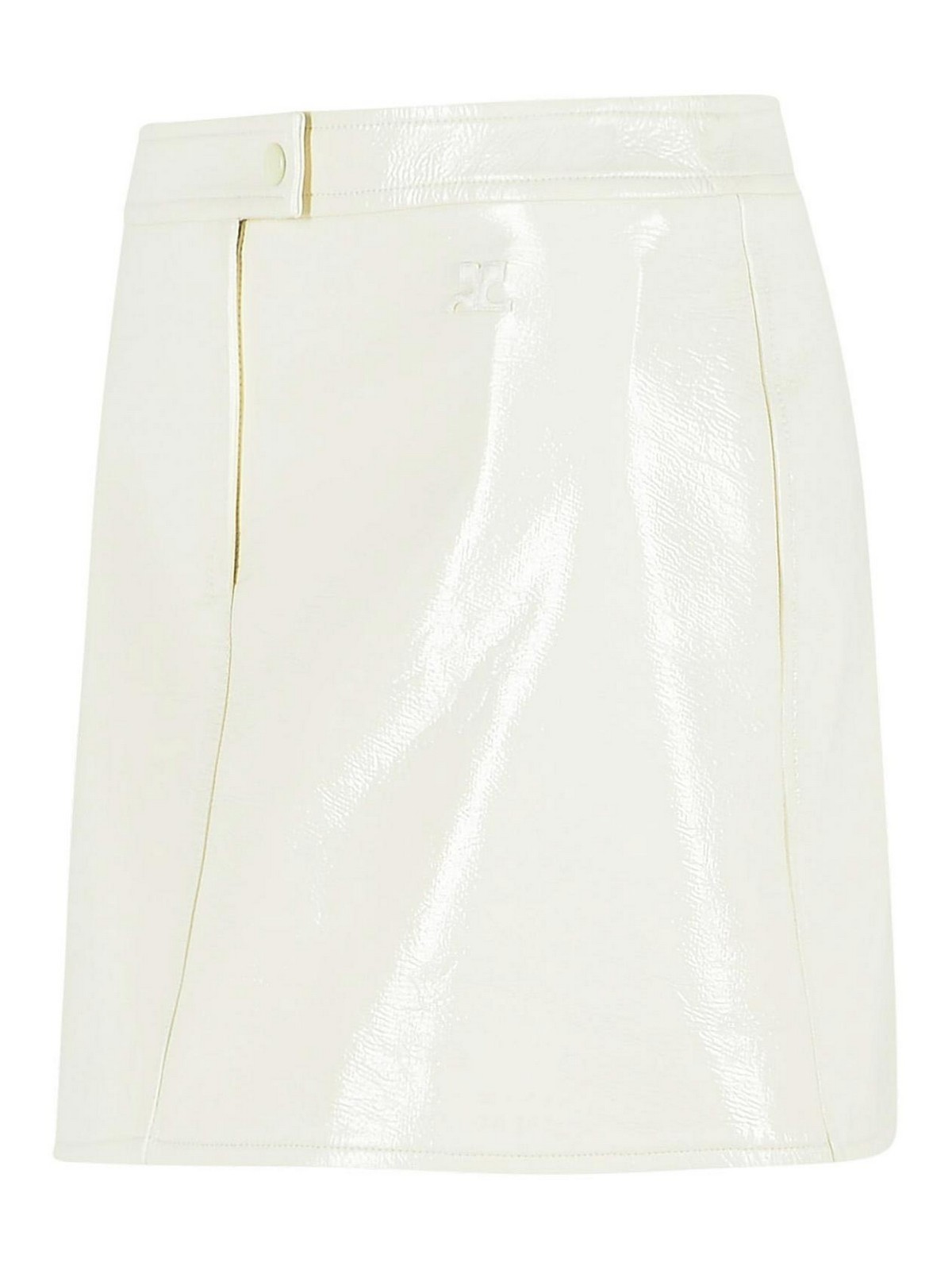 Reedition White Polyester Blend Miniskirt 126CJU352VY00140018 (Courrèges / スカート ) | Courrèges (クレージュ)(2)