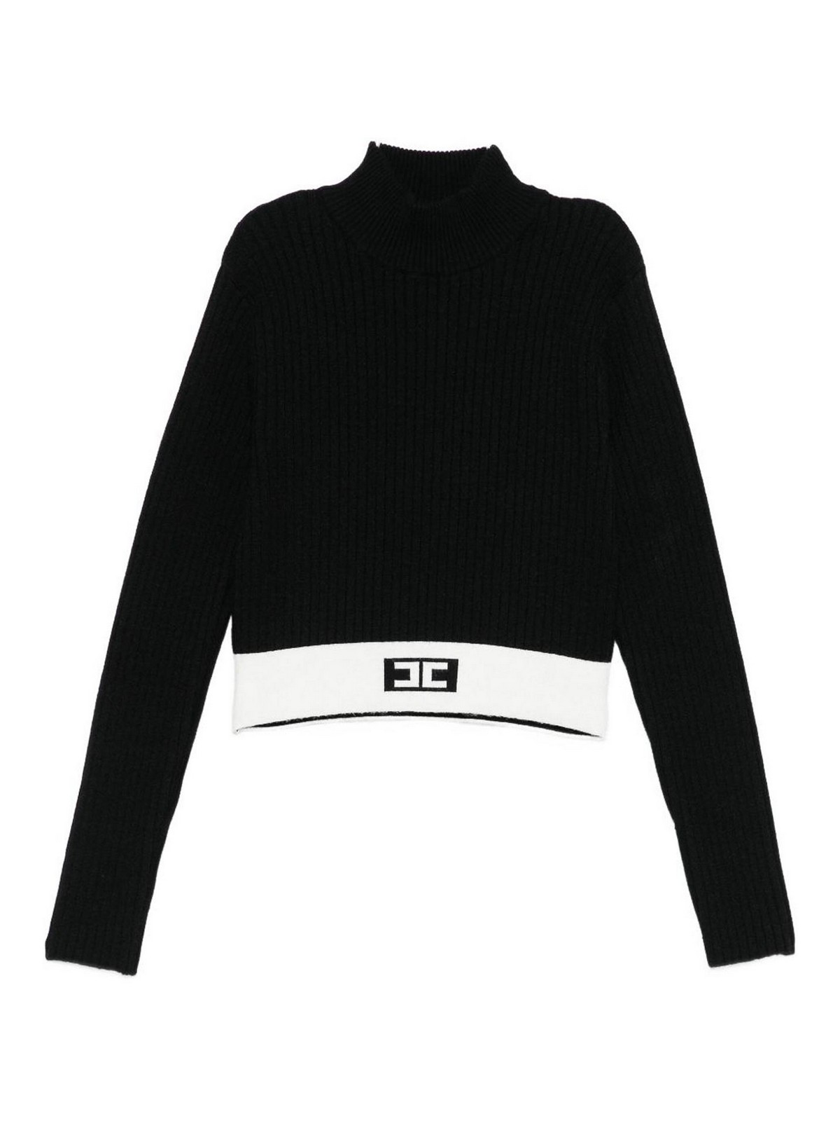 Sweater With Logo EFMA173CFL040D748 (Elisabetta Franchi / ニット・セーター・カーディガン ) | Elisabetta Franchi (エリザベッタ フランキ)