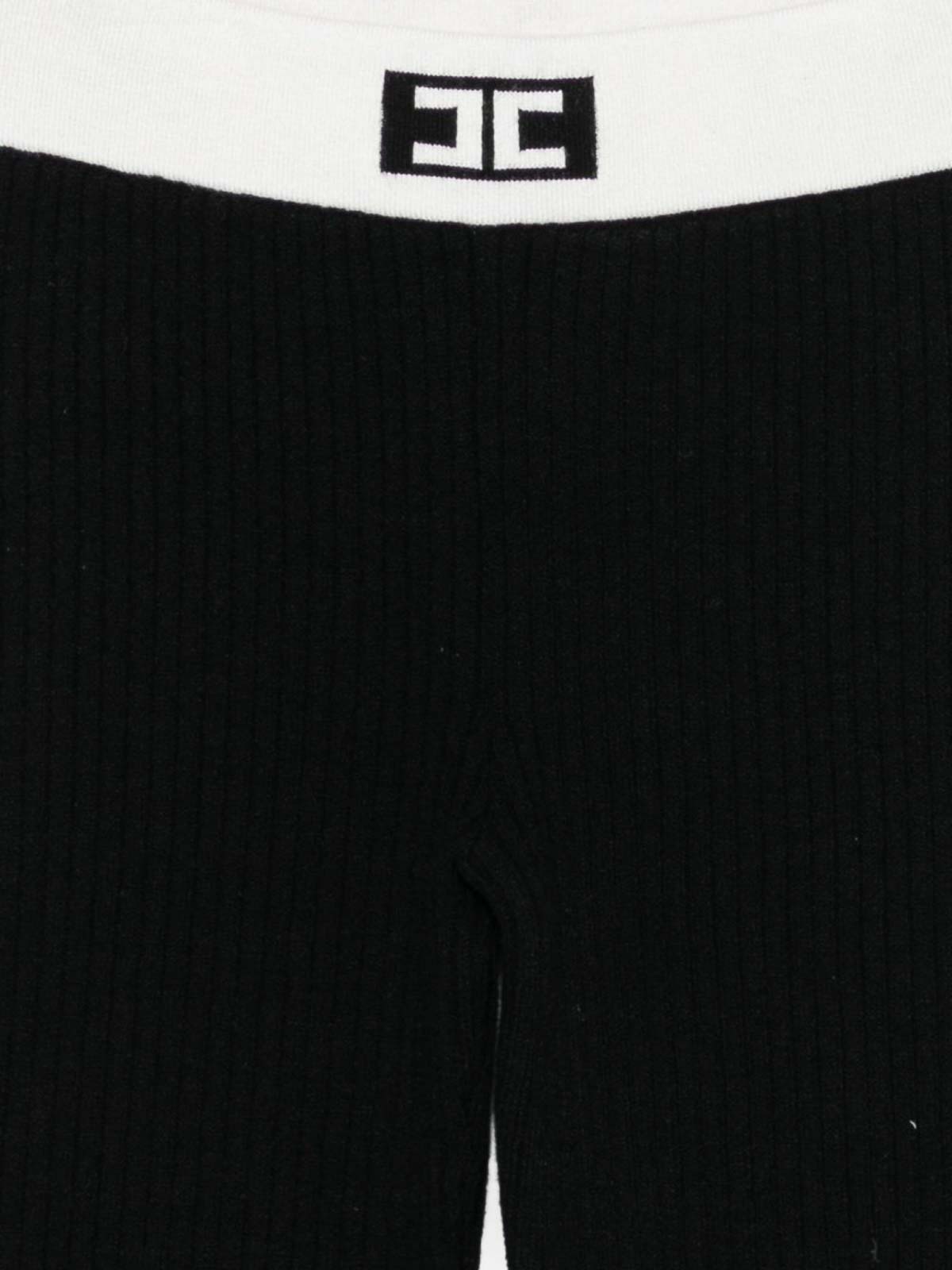 Leggings With Logo EFPA301CFL040D748 (Elisabetta Franchi / アクティブウェア ) | Elisabetta Franchi (エリザベッタ フランキ)(2)