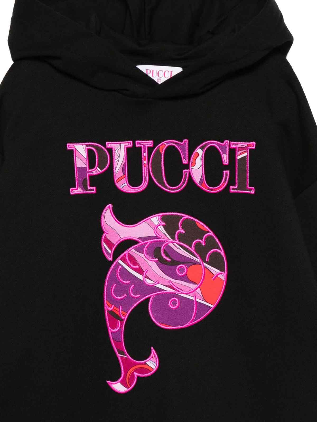 Sweatshirt With Hood And Logo PX4A50Z3183930 (Emilio Pucci / スウェット・フーディー ) | Emilio Pucci (エミリオプッチ)(2)