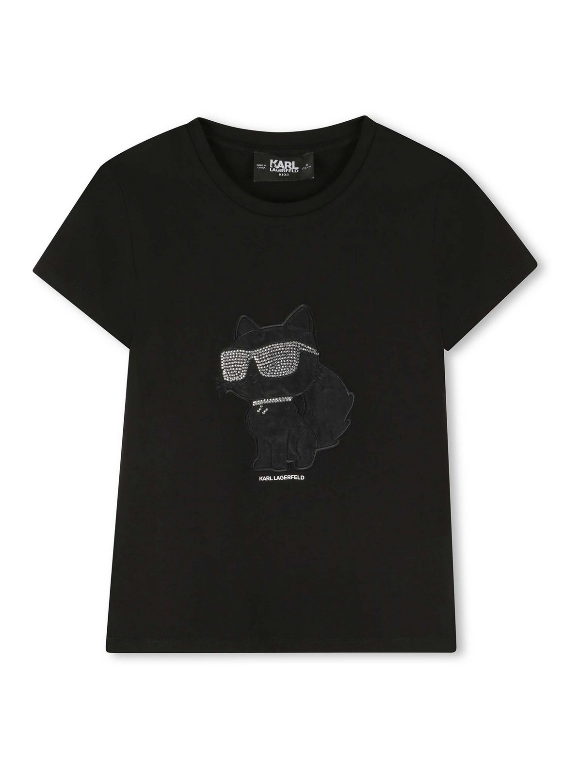 T-Shirt With Applications Z3094509B (KARL LAGERFELD / Tシャツ・カットソー ) | KARL LAGERFELD (カール・ラガーフェルド)