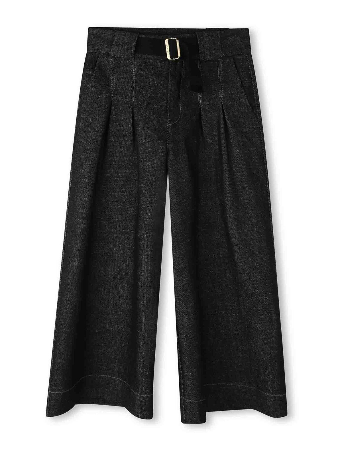 Wide leg trousers with pleats N30325Z11 (LANVIN / パンツ ) | LANVIN (ランバン)