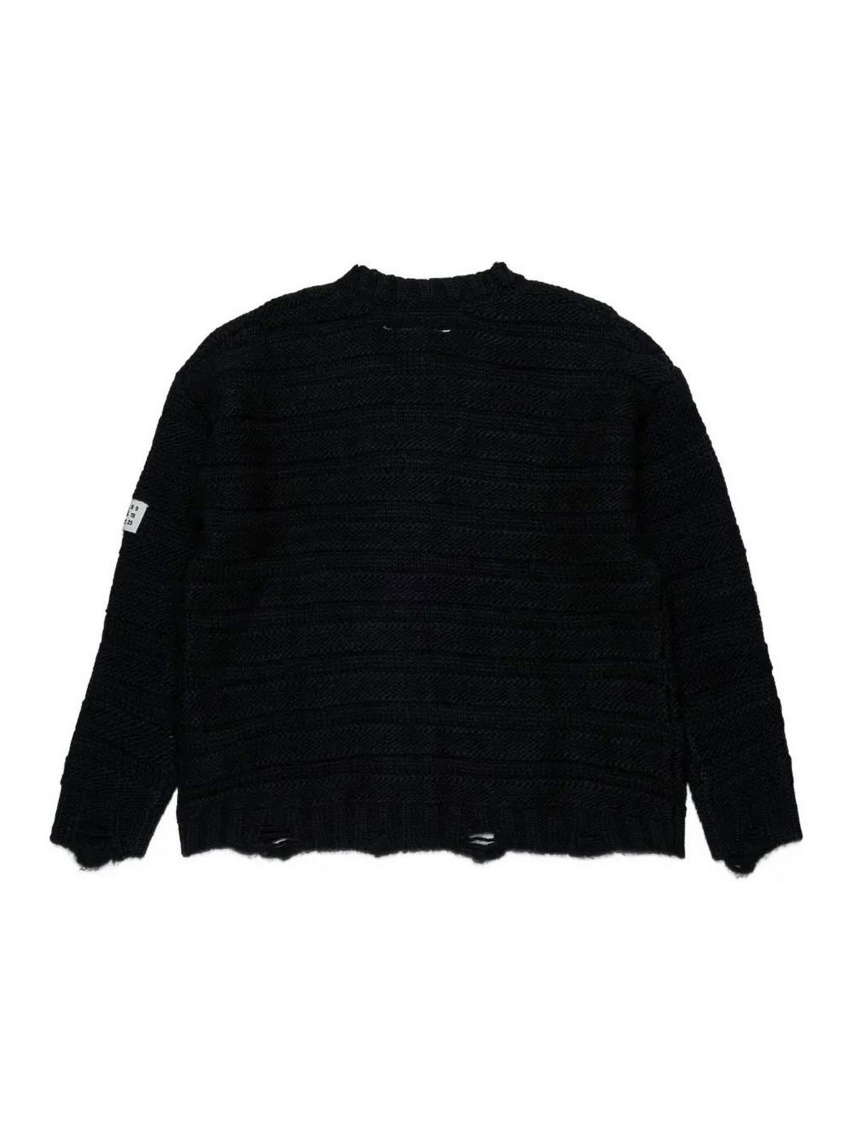 Cardigan With Breaks M60879MM06PM6900 (MM6 Maison Margiela / ニット・セーター・カーディガン ) | MM6 Maison Margiela (エムエムシックス)(1)