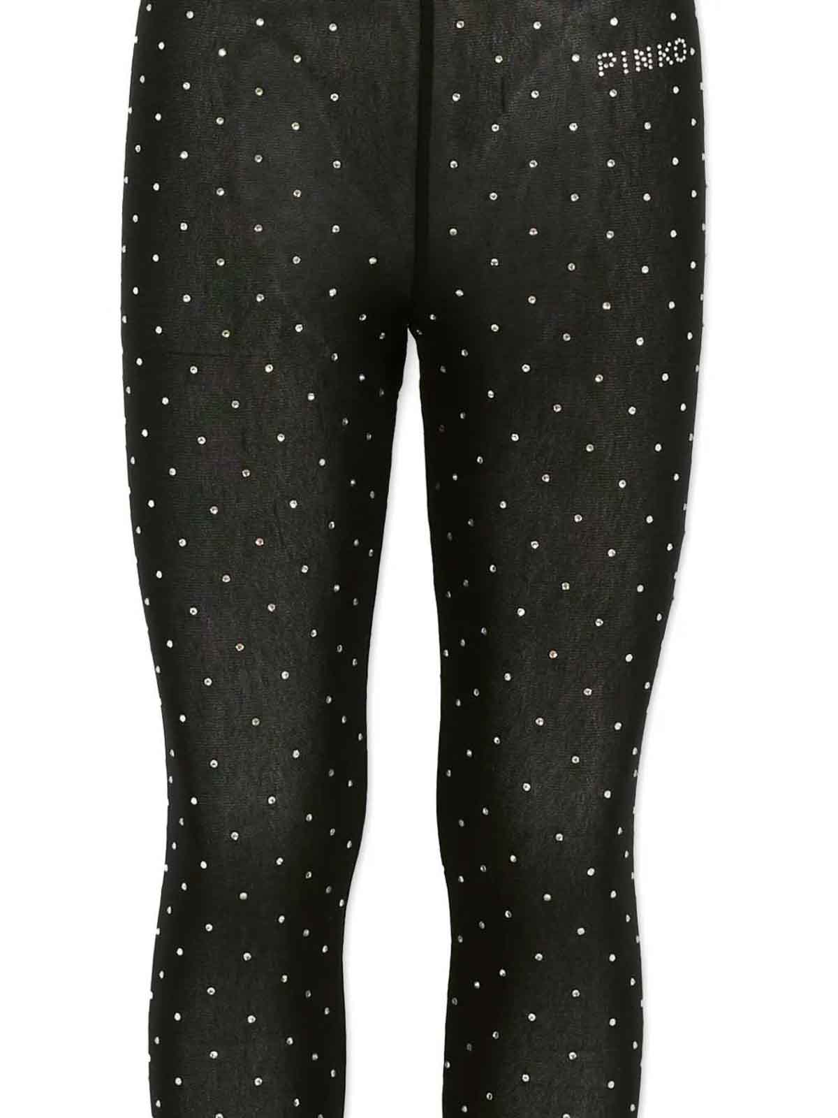 Leggings With Logo KFPA020CTU023D818 (PINKO / アクティブウェア ) | PINKO (ピンコ)(1)
