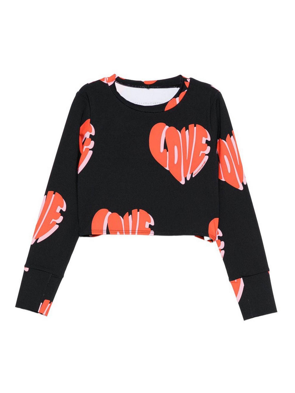 Crop T-Shirt With Print TX8C40Z3043930MC (Stella McCartney / Tシャツ・カットソー ) | Stella McCartney (ステラ マッカートニー)