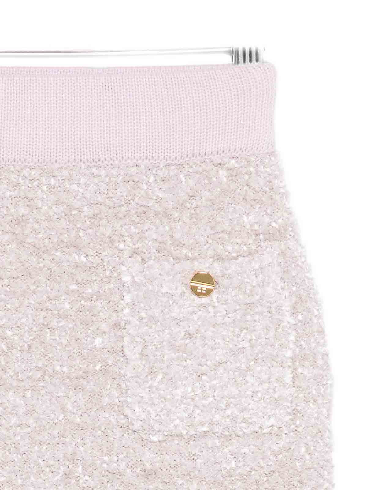 Boucl. Skirt EFGO195CFL081C041 (Elisabetta Franchi / スカート ) | Elisabetta Franchi (エリザベッタ フランキ)(2)