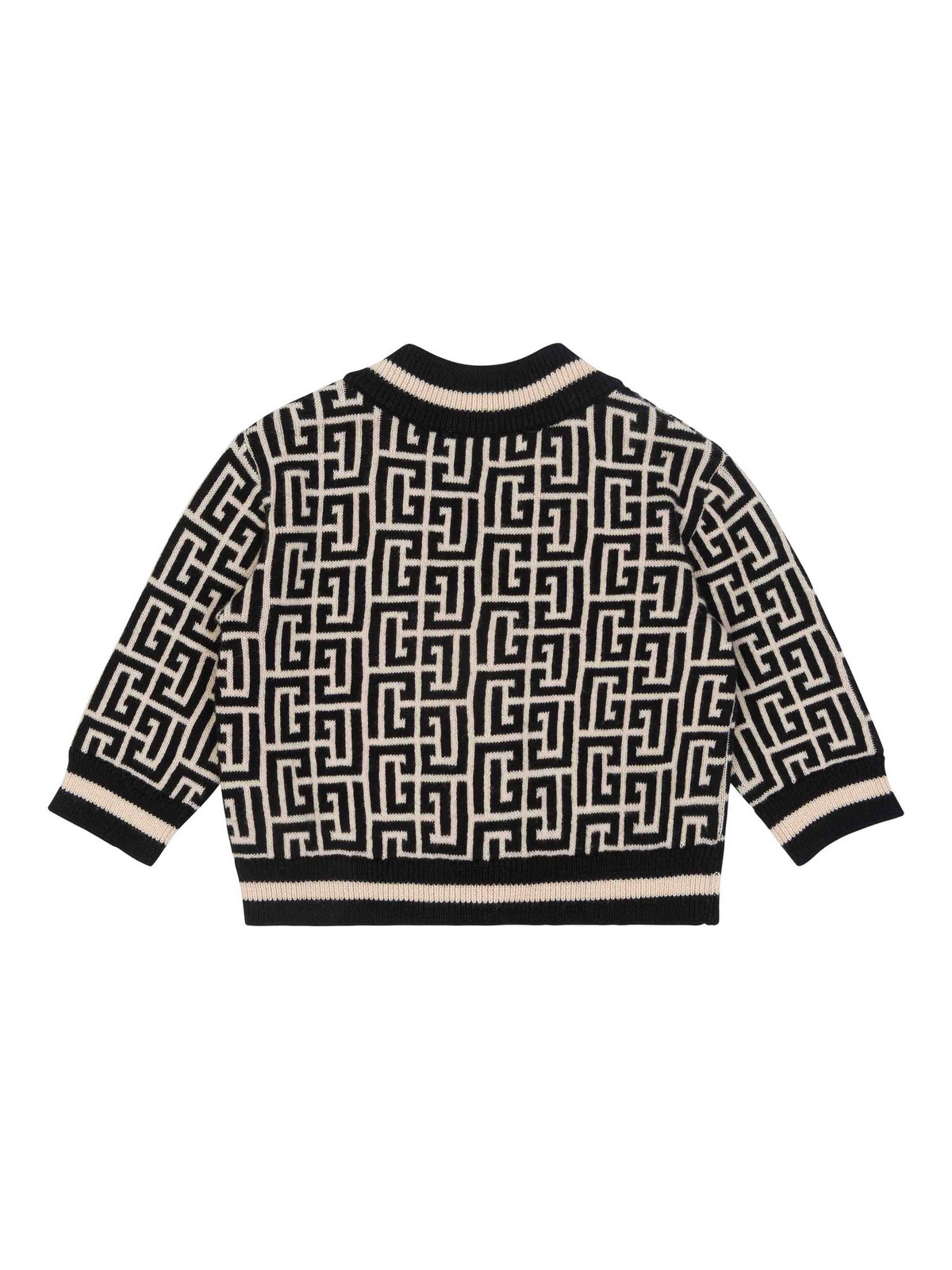 Cardigan With Print BX9510Z2312104NE (Balmain / ニット・セーター・カーディガン ) | Balmain (バルマン)(1)