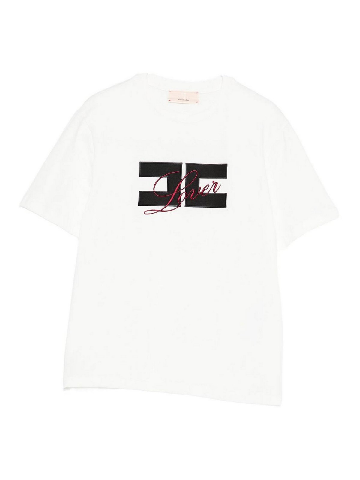 T-Shirt With Logo EFTS2450JE0060004 (Elisabetta Franchi / Tシャツ・カットソー ) | Elisabetta Franchi (エリザベッタ フランキ)