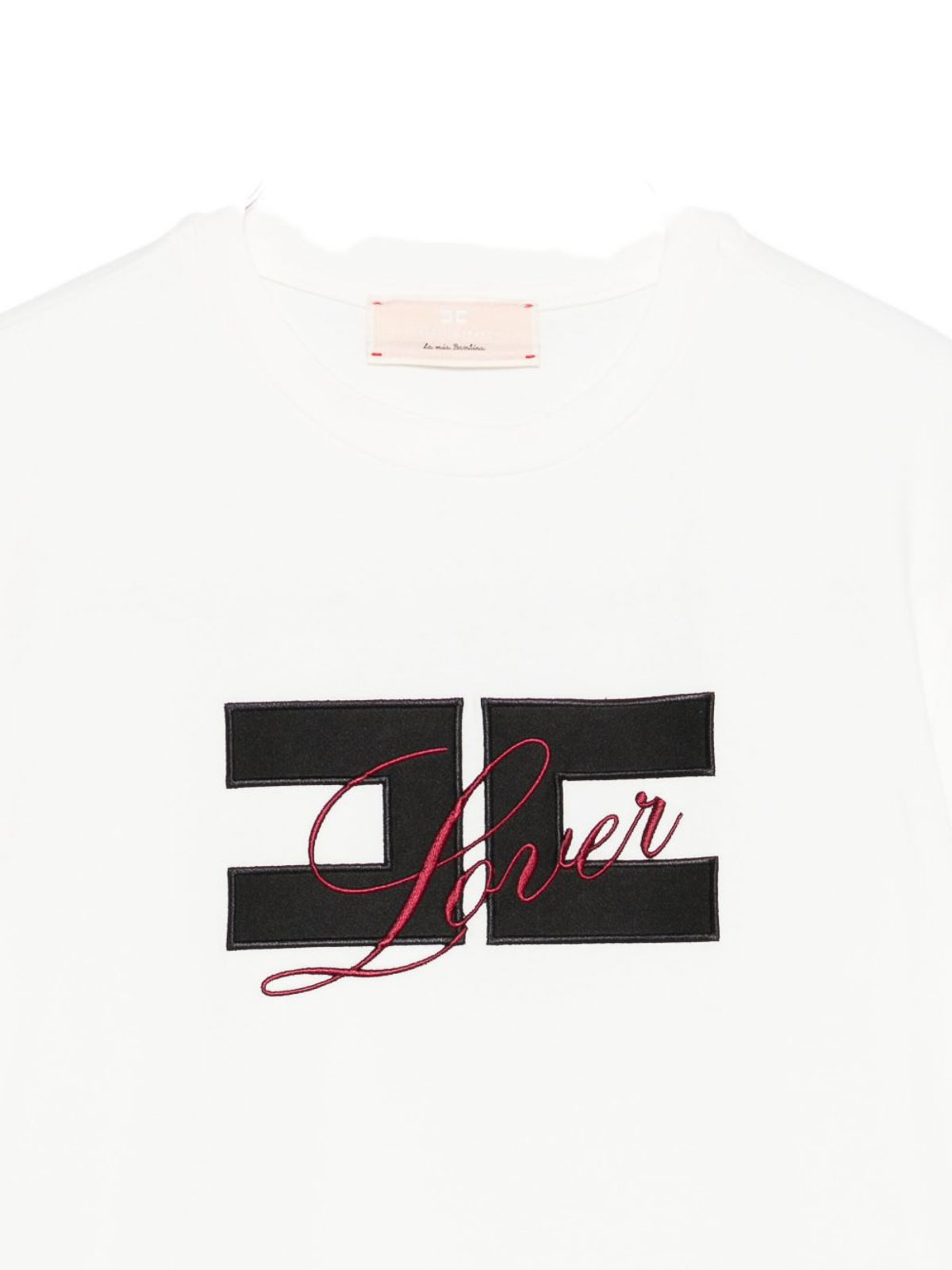 T-Shirt With Logo EFTS2450JE0060004 (Elisabetta Franchi / Tシャツ・カットソー ) | Elisabetta Franchi (エリザベッタ フランキ)(2)