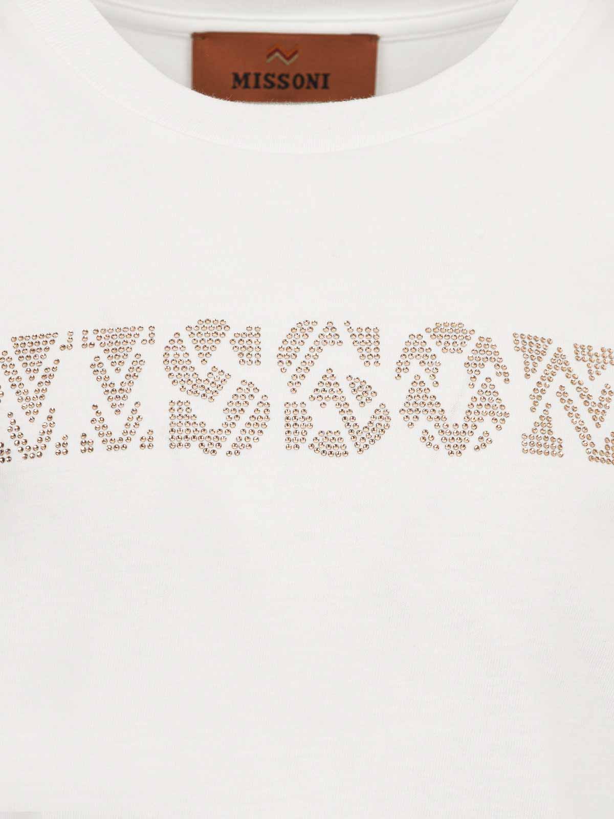 T-Shirt With Logo MX8A81J0177101 (MISSONI / Tシャツ・カットソー ) | MISSONI (ミッソー二)(2)
