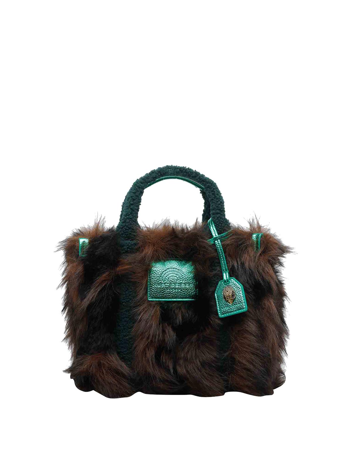 Dark Brown Faux Fur Tote Bag 0507435999DARKBROWN (KURT GEIGER / ハンドバッグ・ショルダーバッグ ) | KURT GEIGER (カートガイガー)