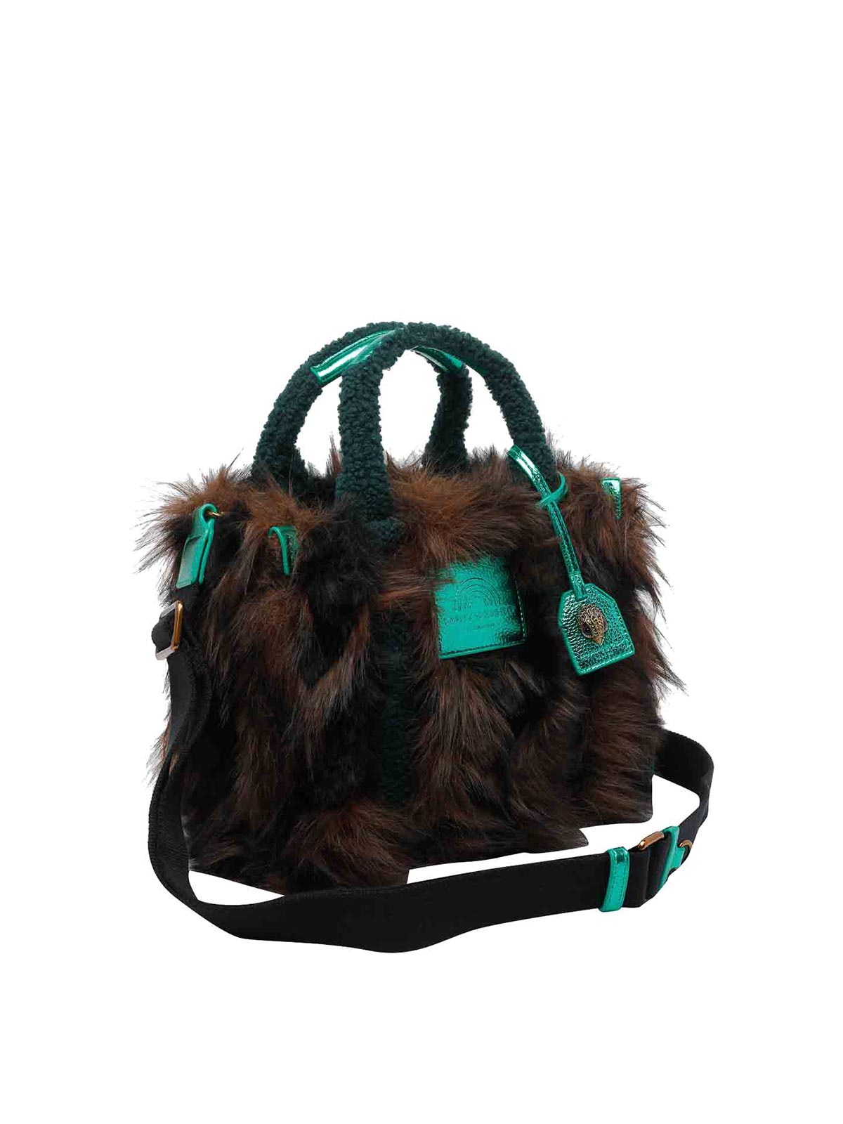 Dark Brown Faux Fur Tote Bag 0507435999DARKBROWN (KURT GEIGER / ハンドバッグ・ショルダーバッグ ) | KURT GEIGER (カートガイガー)(1)
