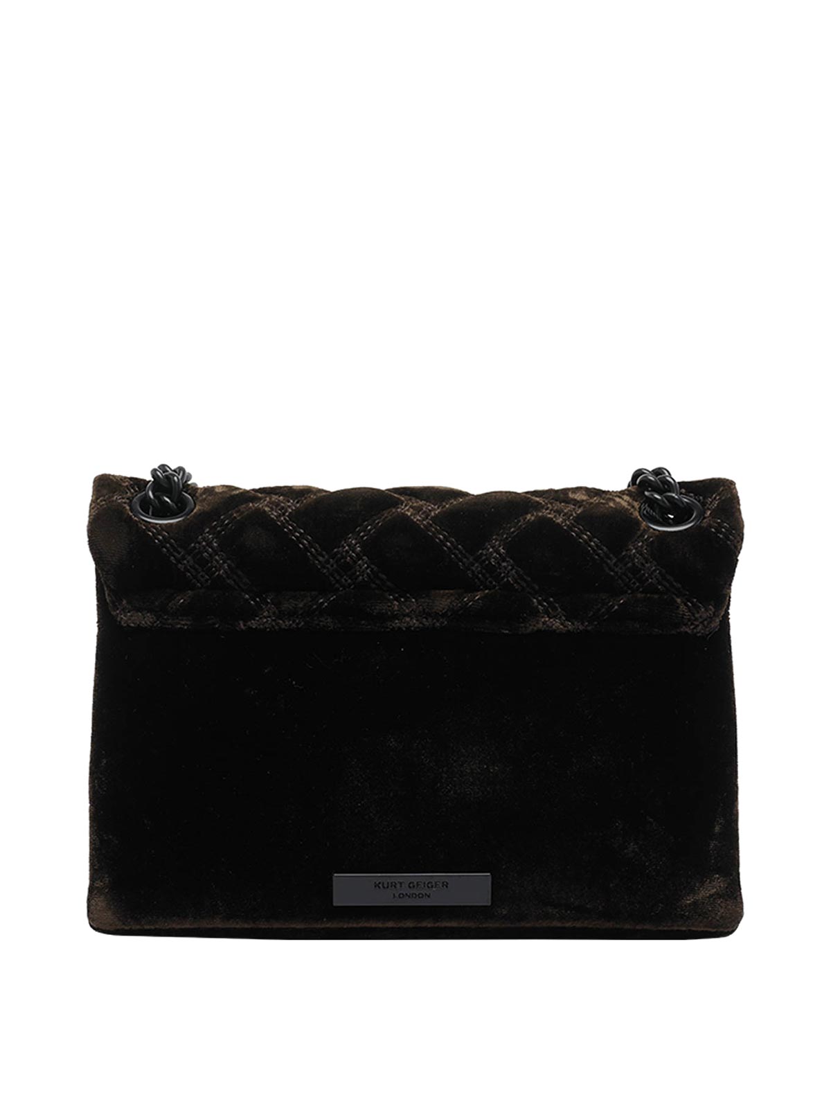 Velvet Mini Kensington Bag 5018331789DARKBROWN (KURT GEIGER / ハンドバッグ・ショルダーバッグ ) | KURT GEIGER (カートガイガー)(2)