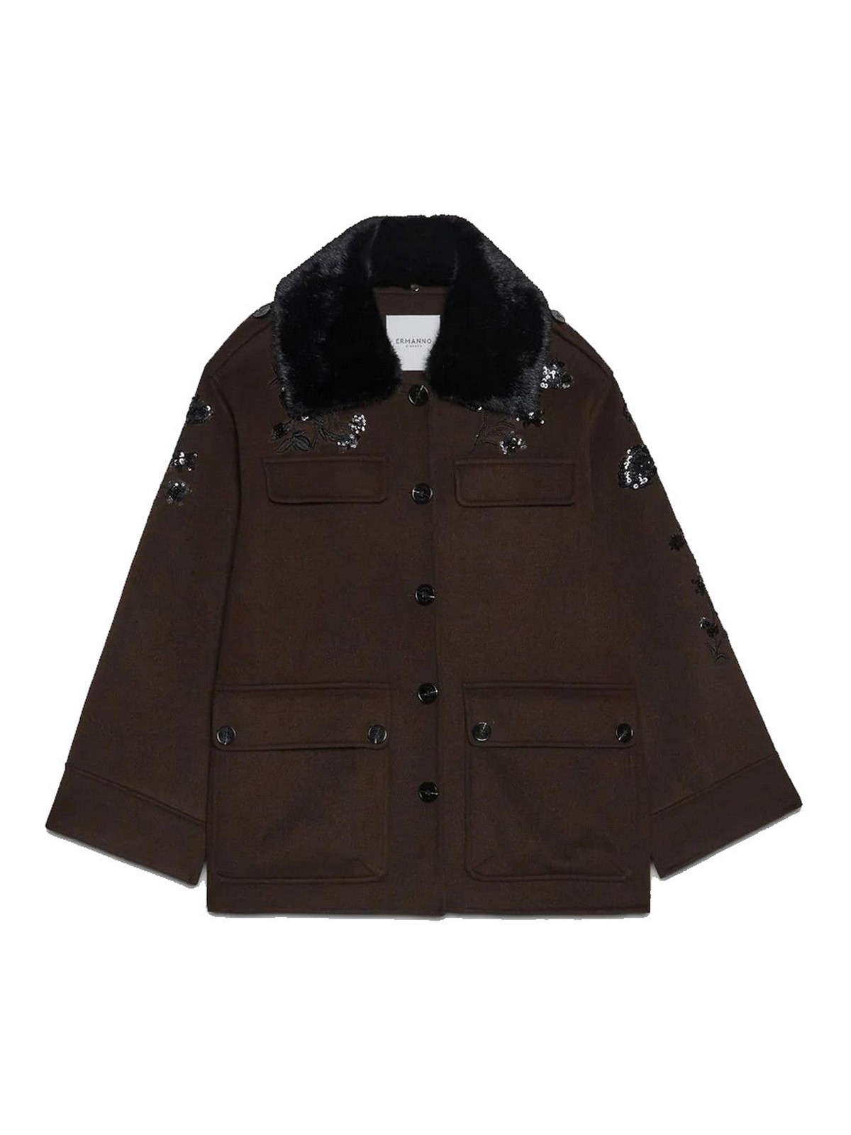 Jacket D47ED022EY1MFA70 (ERMANNO SCERVINO / ワンピース・ドレス・オールインワン ) | ERMANNO SCERVINO (エルマンノ シェルヴィーノ)