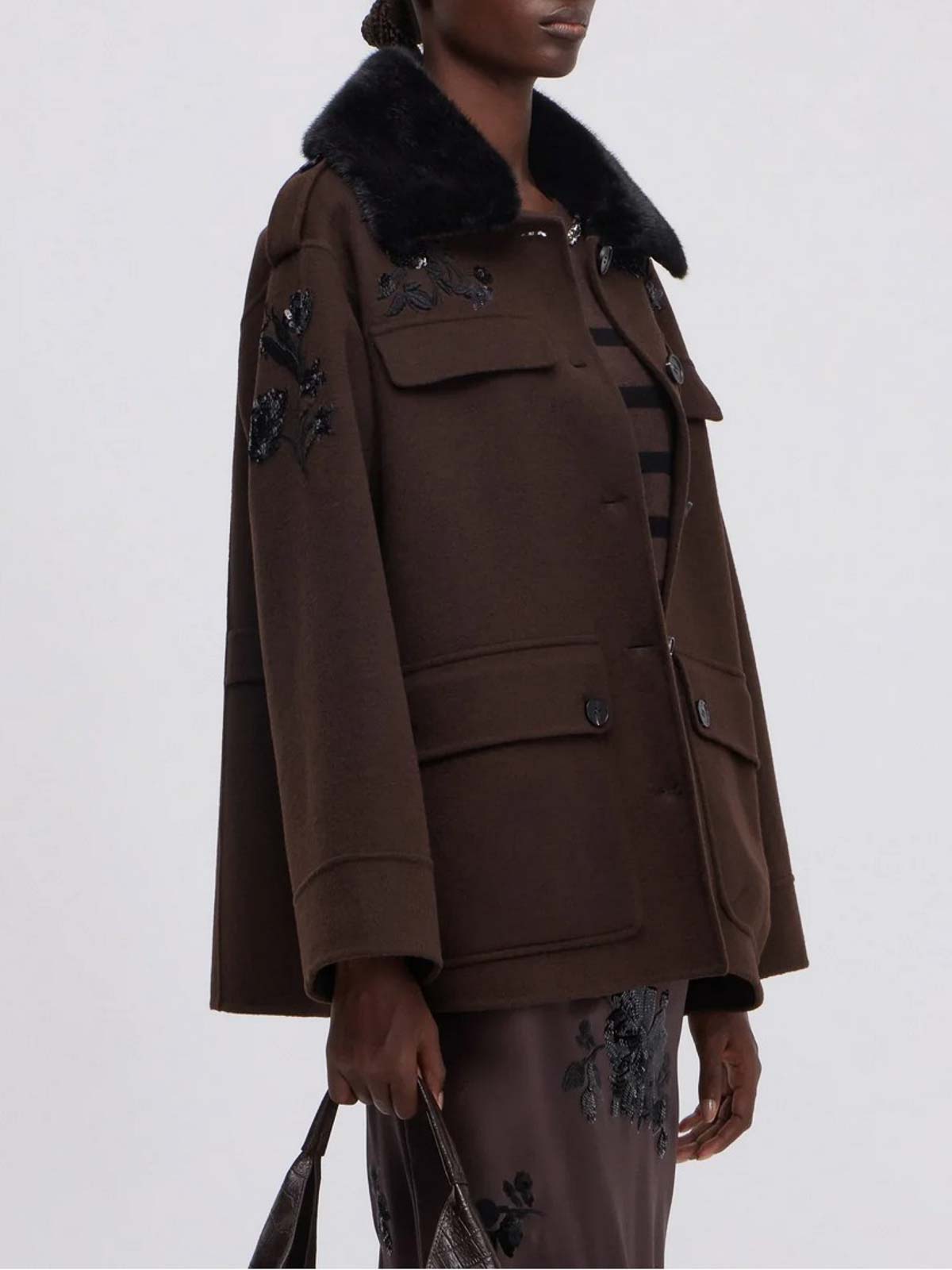 Jacket D47ED022EY1MFA70 (ERMANNO SCERVINO / ワンピース・ドレス・オールインワン ) | ERMANNO SCERVINO (エルマンノ シェルヴィーノ)(2)