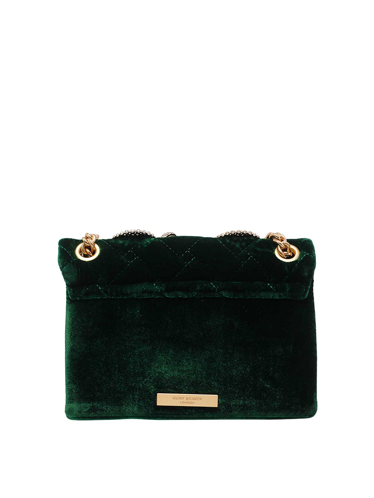 Velvet Mini Kensington Crossbody Bag 5018771789DARKGREEN (KURT GEIGER / ハンドバッグ・ショルダーバッグ ) | KURT GEIGER (カートガイガー)(2)