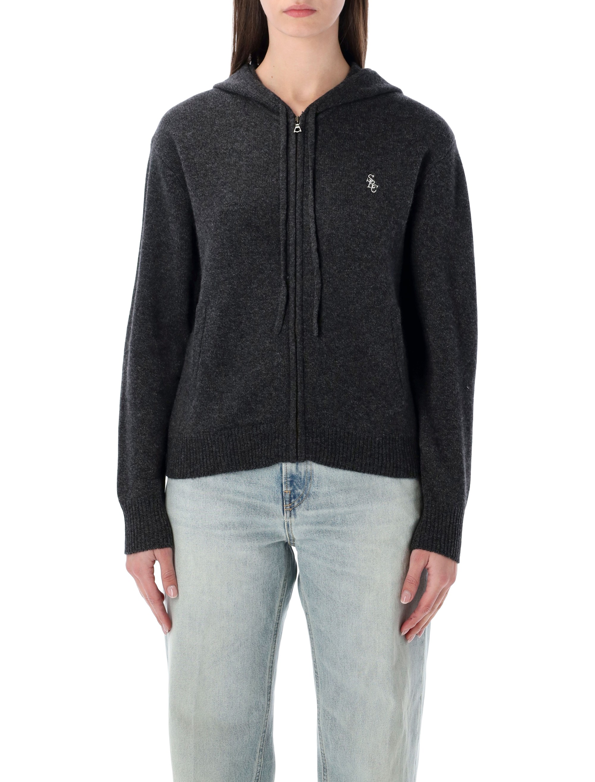 SPORTY & RICH Sweaters Grey CA00264302GY11176 (Sporty & Rich / ニット・セーター・カーディガン ) | Sporty & Rich (スポーティアンドリッチ)
