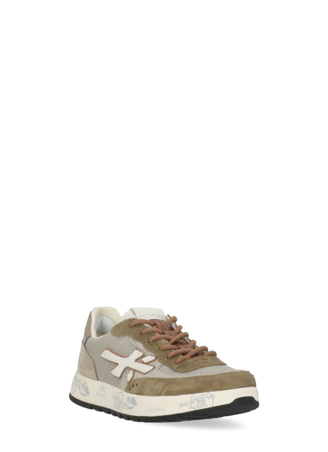 White Premiata Sneakers Beige NOUS7724 (PREMIATA / スニーカー ) | PREMIATA (プレミアータ)(2)