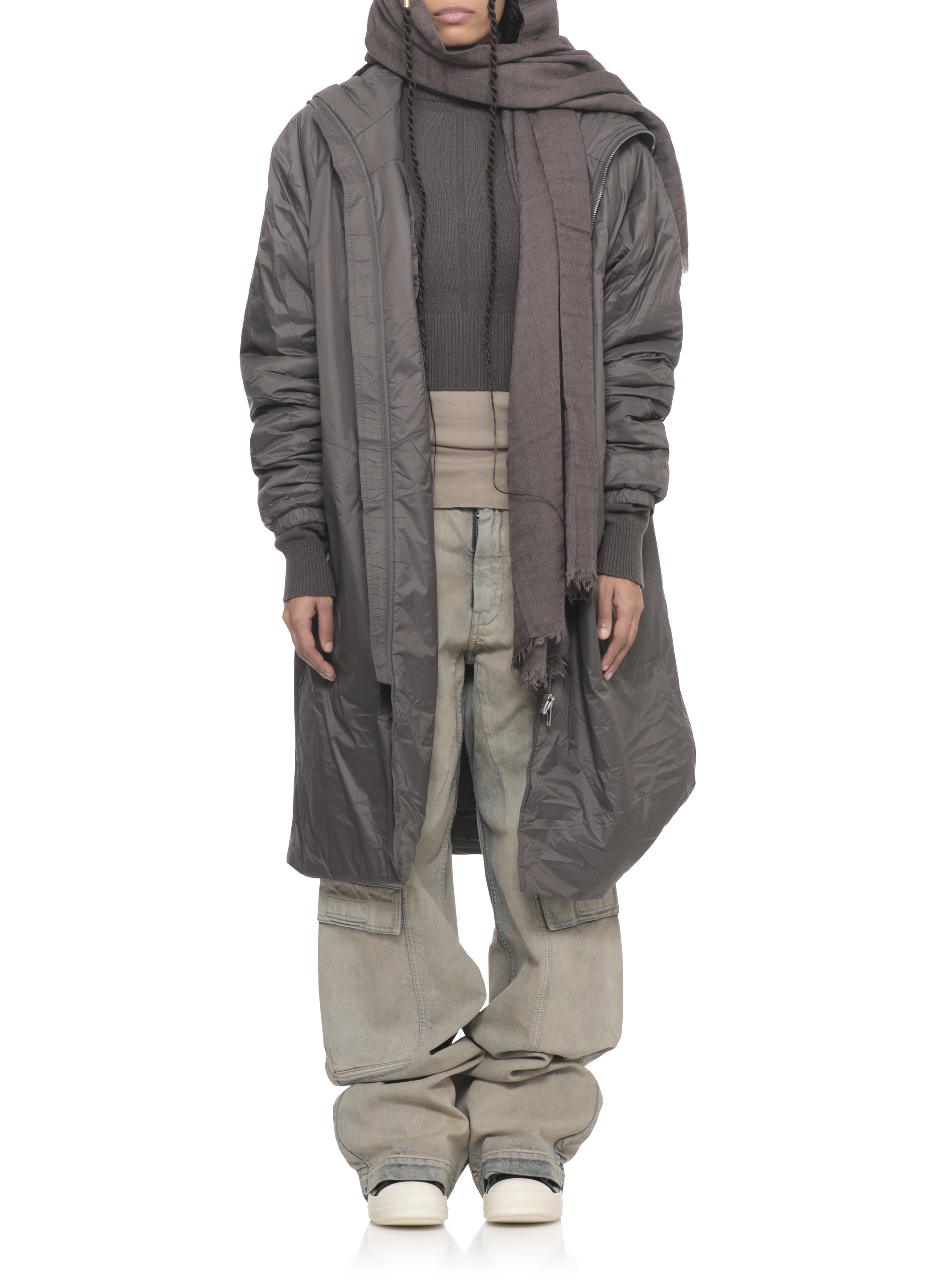 Rick Owens Scarfs Brown RP02E4462SCAR78 (Rick Owens / スカーフ・マフラー ) | Rick Owens (リック オウエンス)(1)