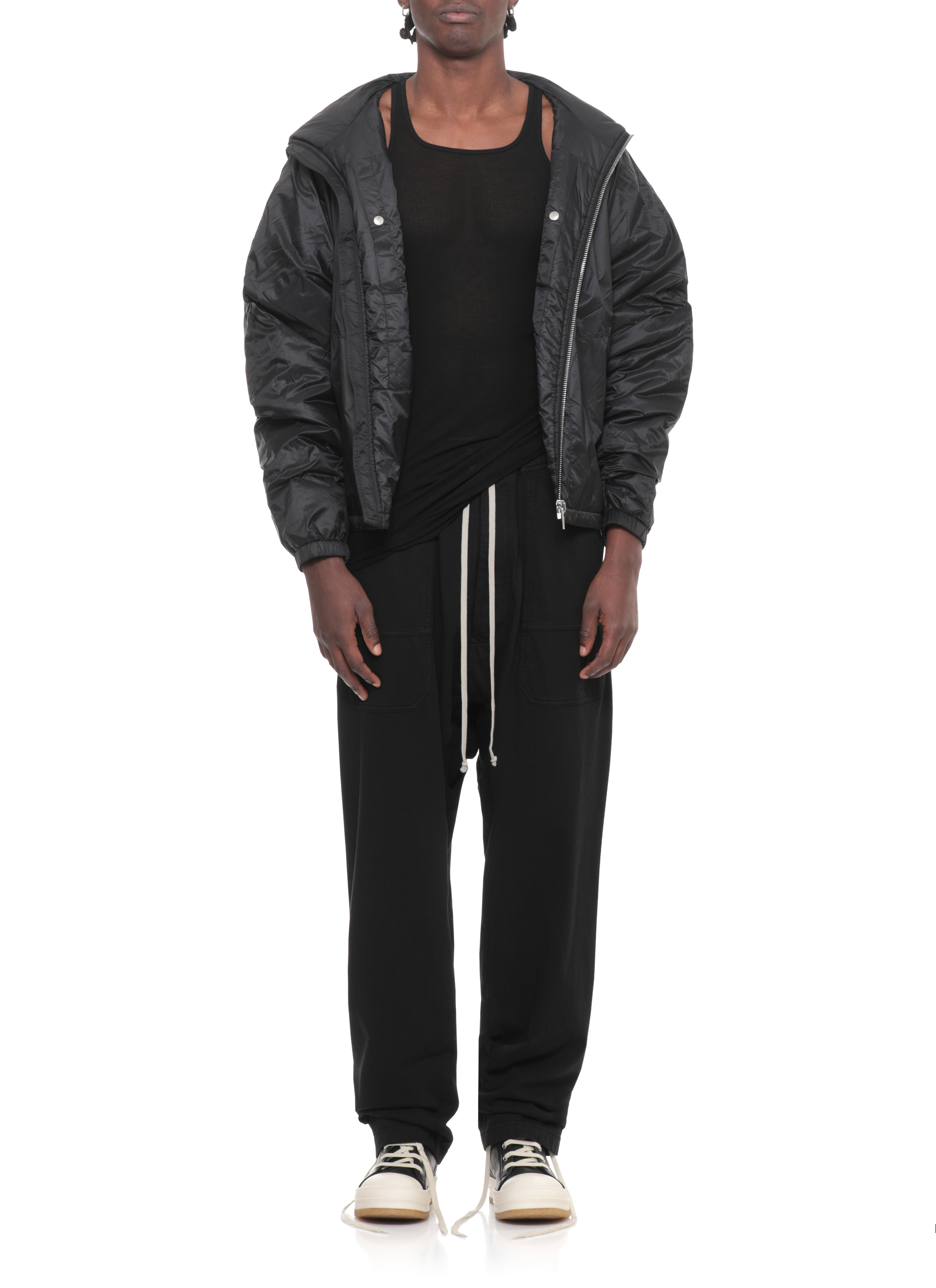 RICK OWENS DRKSHDW Trousers Black DU02E7370RIG09 (Rick Owens DRKSHDW / パンツ ) | Rick Owens DRKSHDW (リック オウエンス ダークシャドウ)(4)